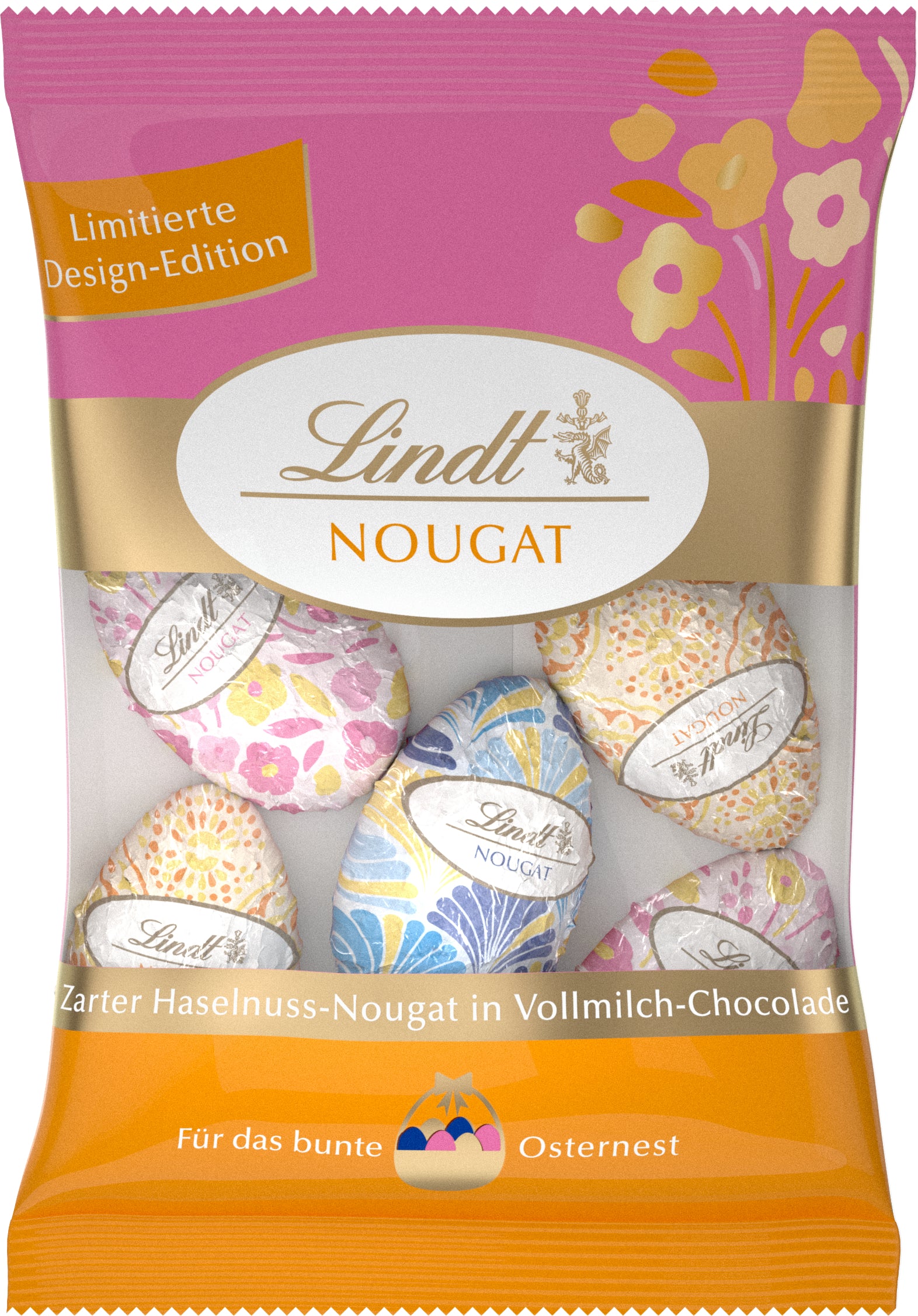 LINDT Oeufs Nougat 668536 90g