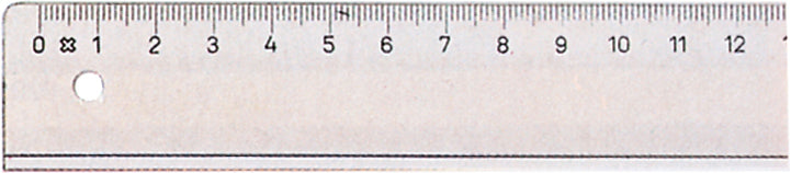 LINEX     Règle p. l'école transp.  30cm
