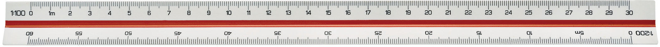 LINEX     Règle triangulaire        30cm