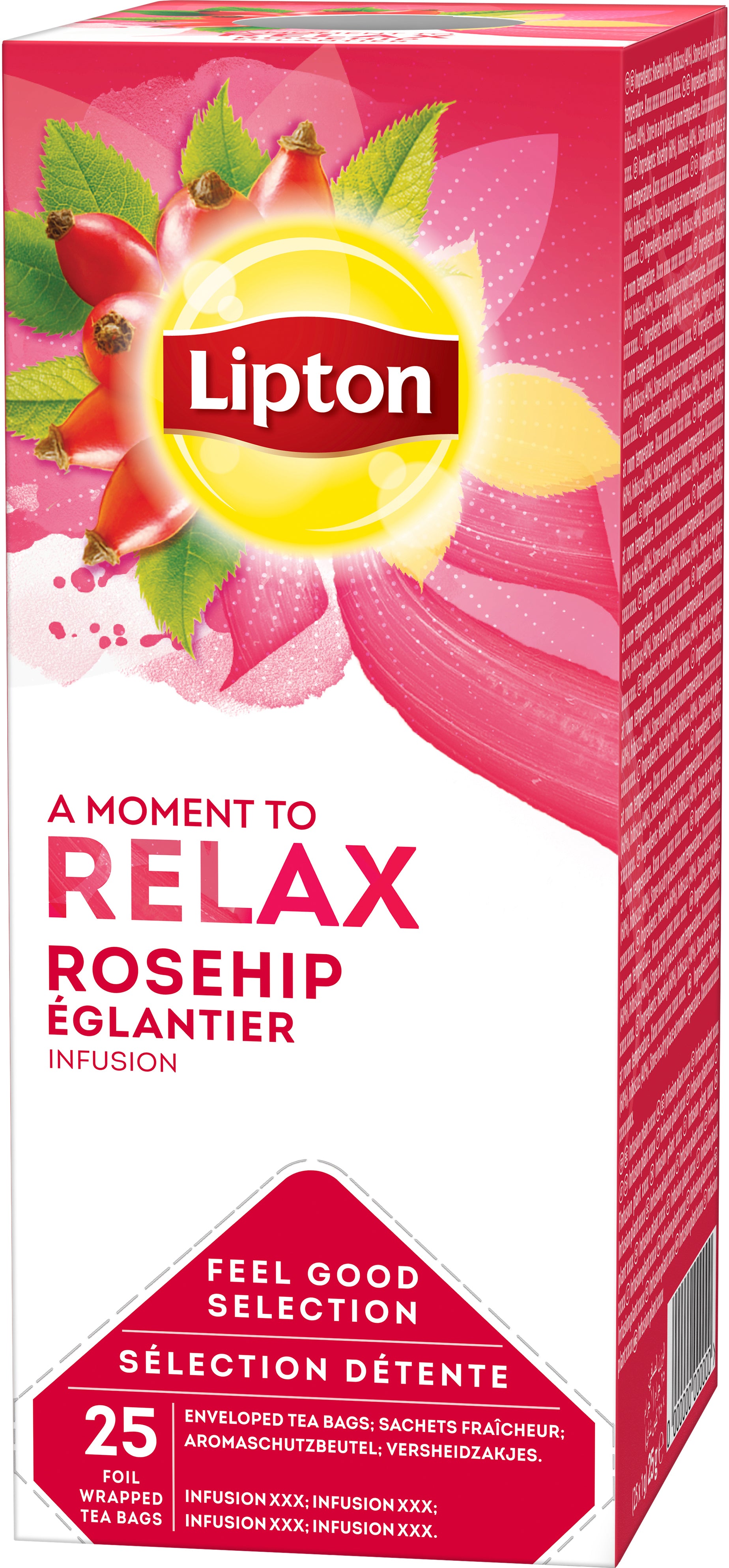 LIPTON Thé à l'églantier 4000730 25 Sachets