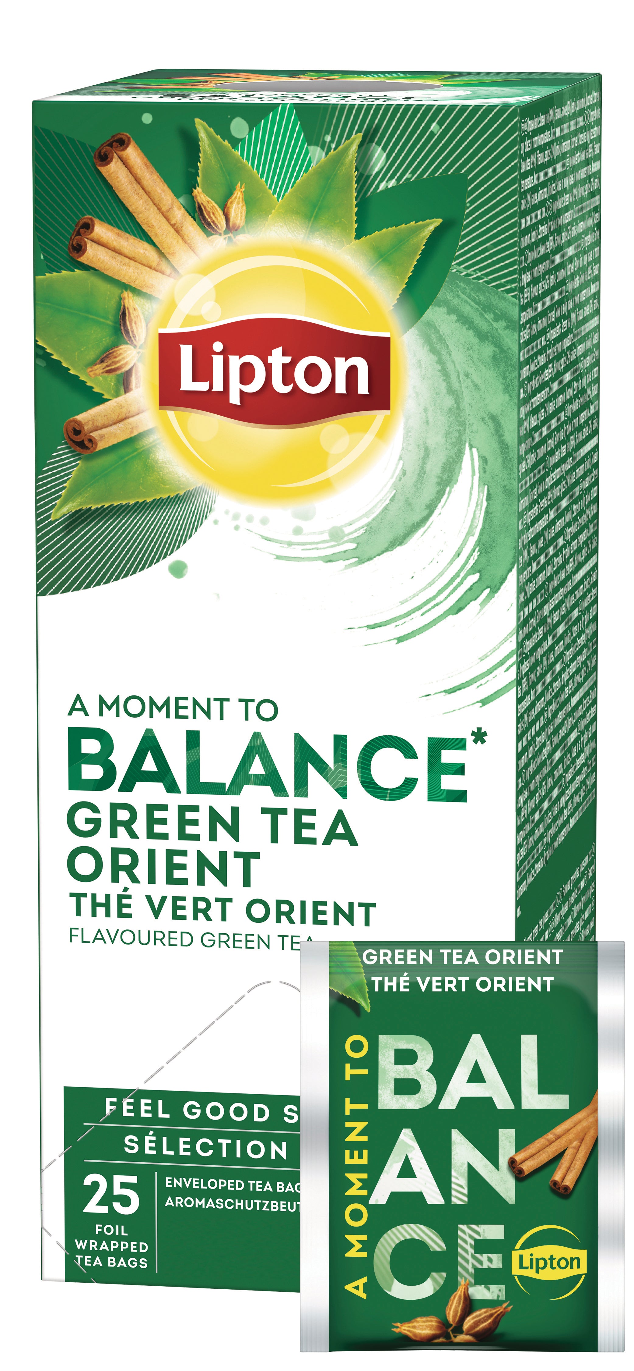 LIPTON Thé vert d'Orient 4000731 25 Sachets