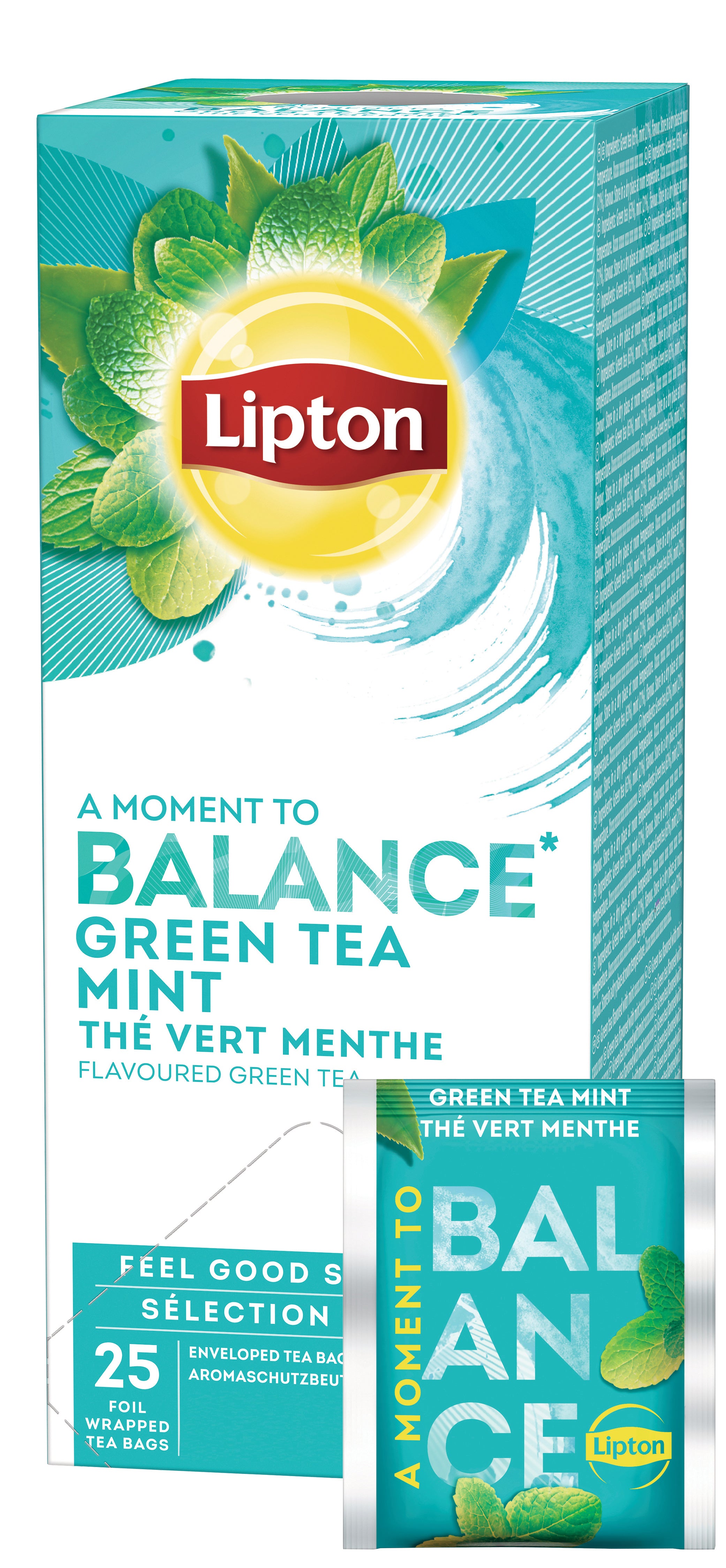 LIPTON Thé vert menthe 4071278 25 Sachets