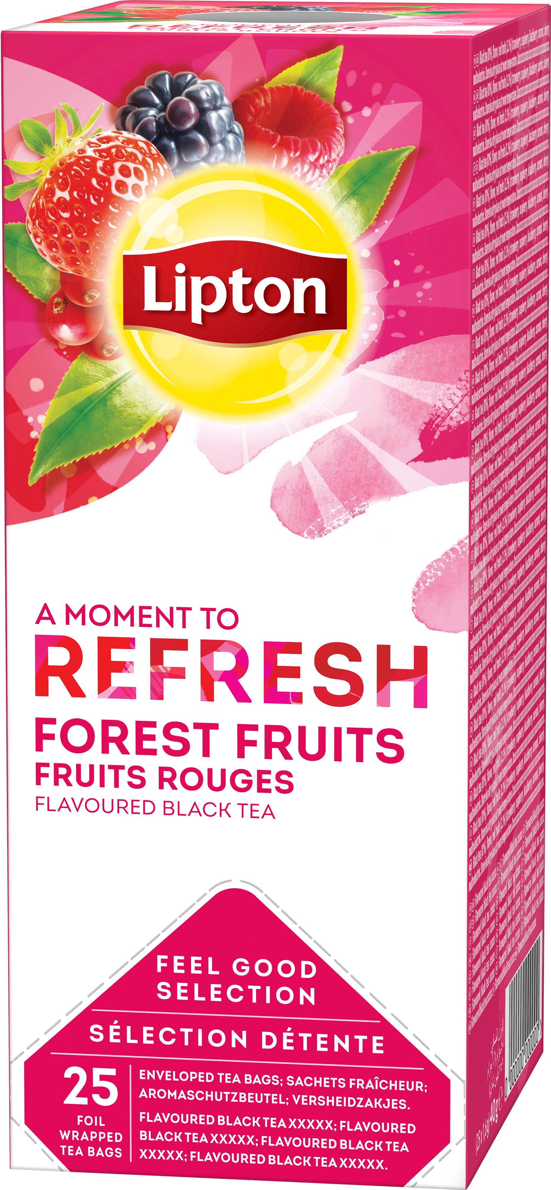 LIPTON Thé aux fruits des bois 4071280 25 Sachets