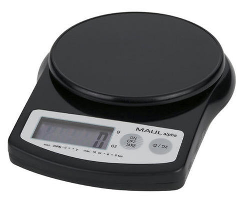 MAUL Balance lettre MAULalpha 2000g 22.60 1g noir