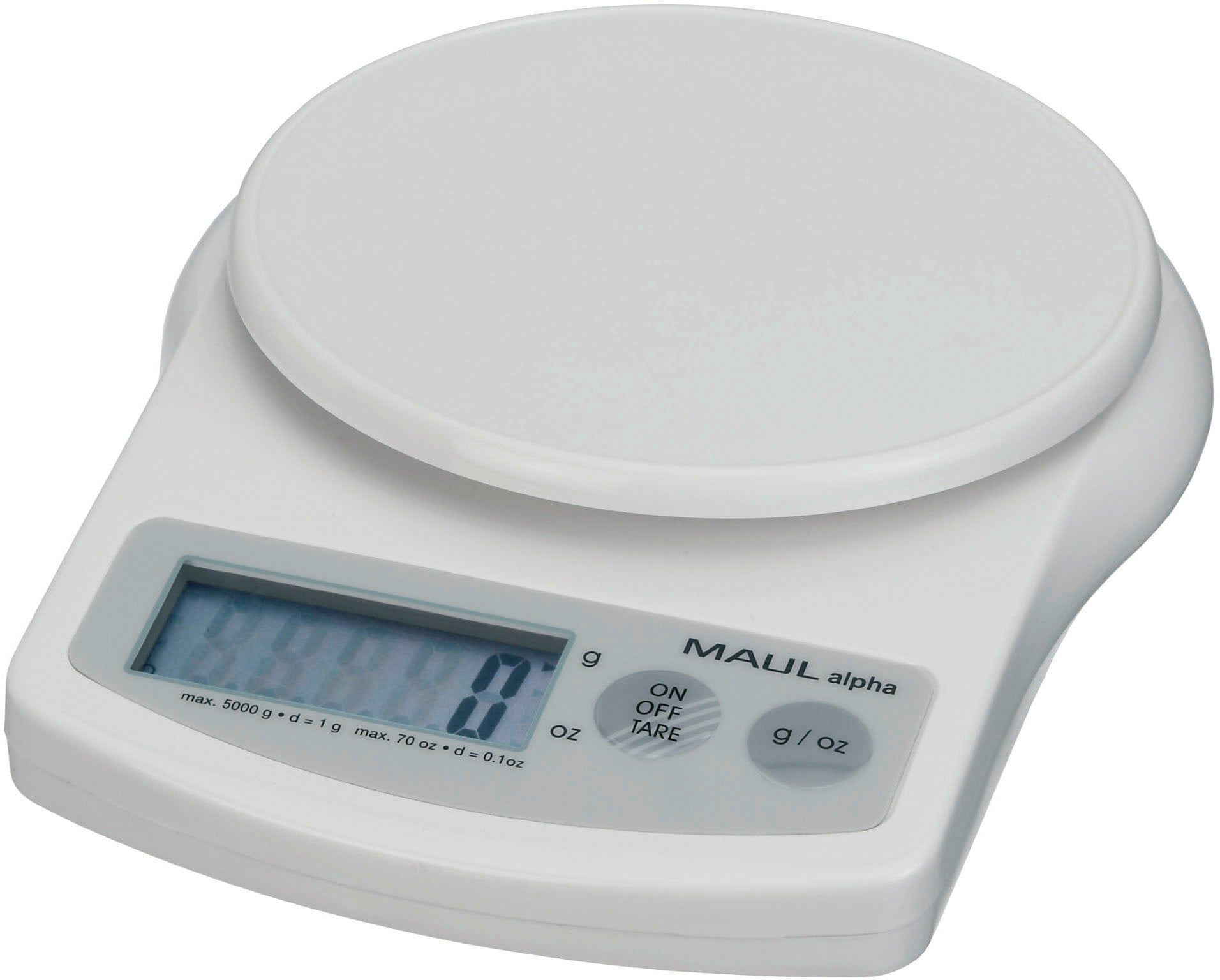 MAUL Balance lettre MAULalpha 5000g 25.20 avec pile