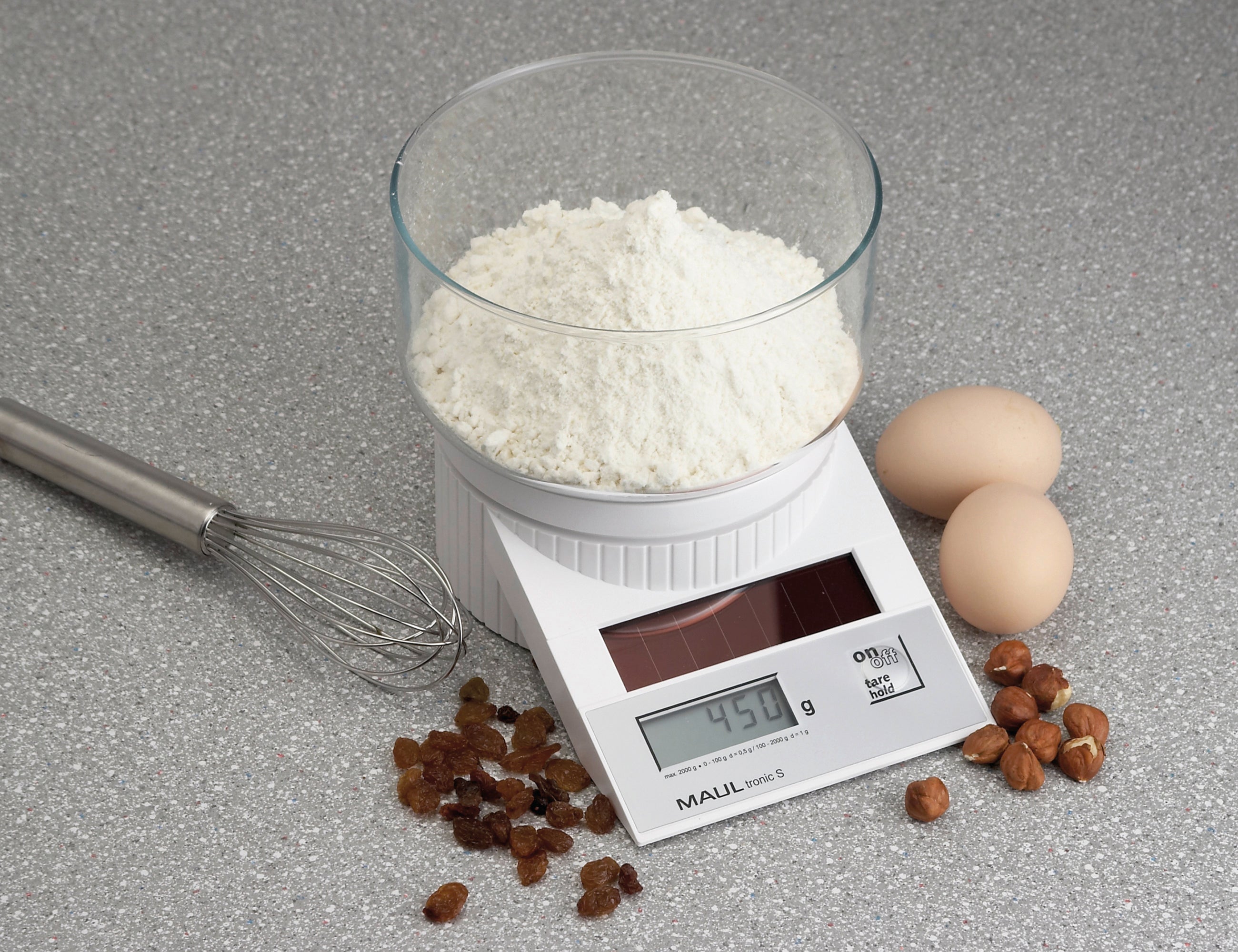 MAUL Bala.lettre MAULtronic S 2000g 42.10 0,5g-100g/1g-100-2000g blanc
