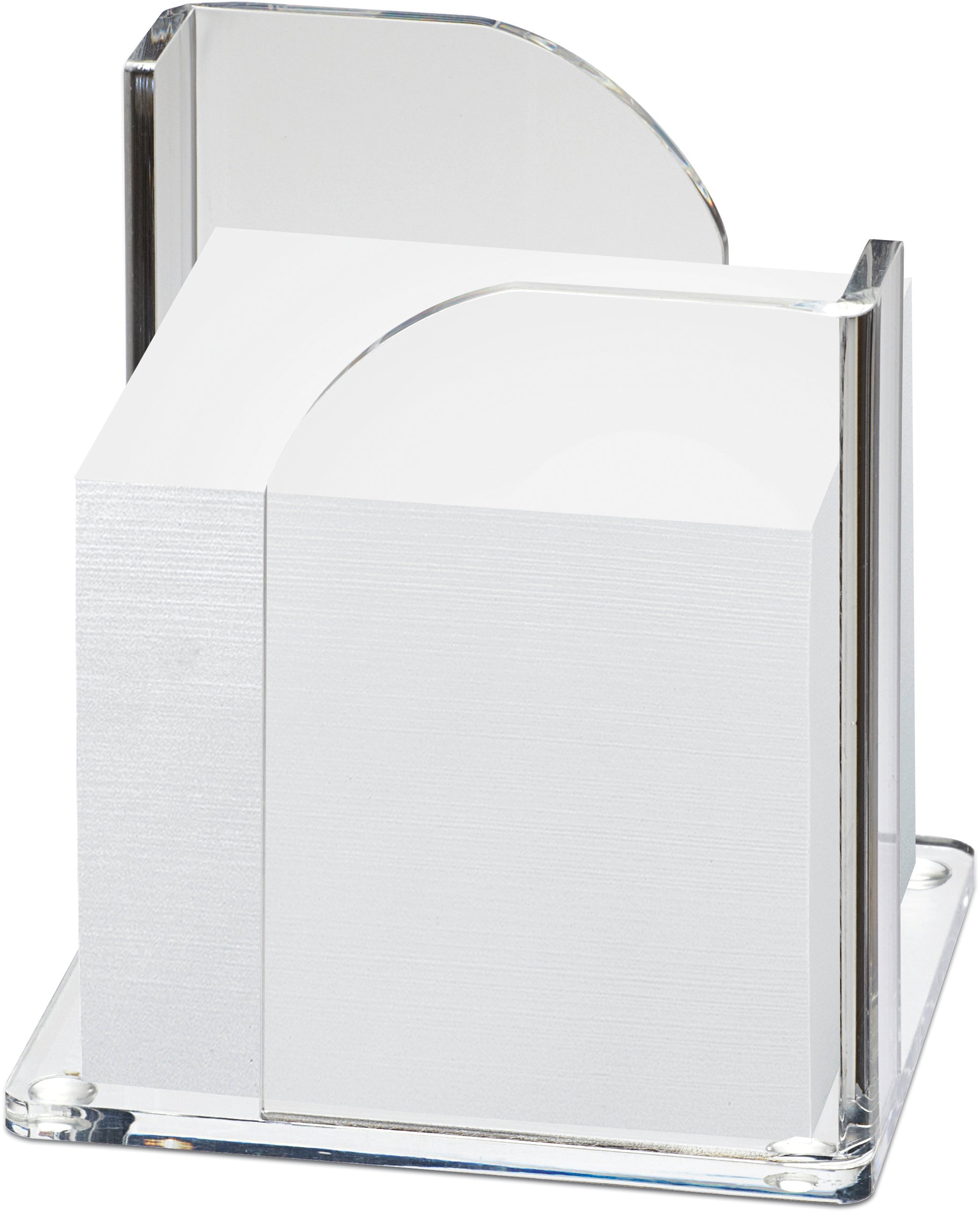 MAUL      Porte-bloc acryl.102x109x102mm