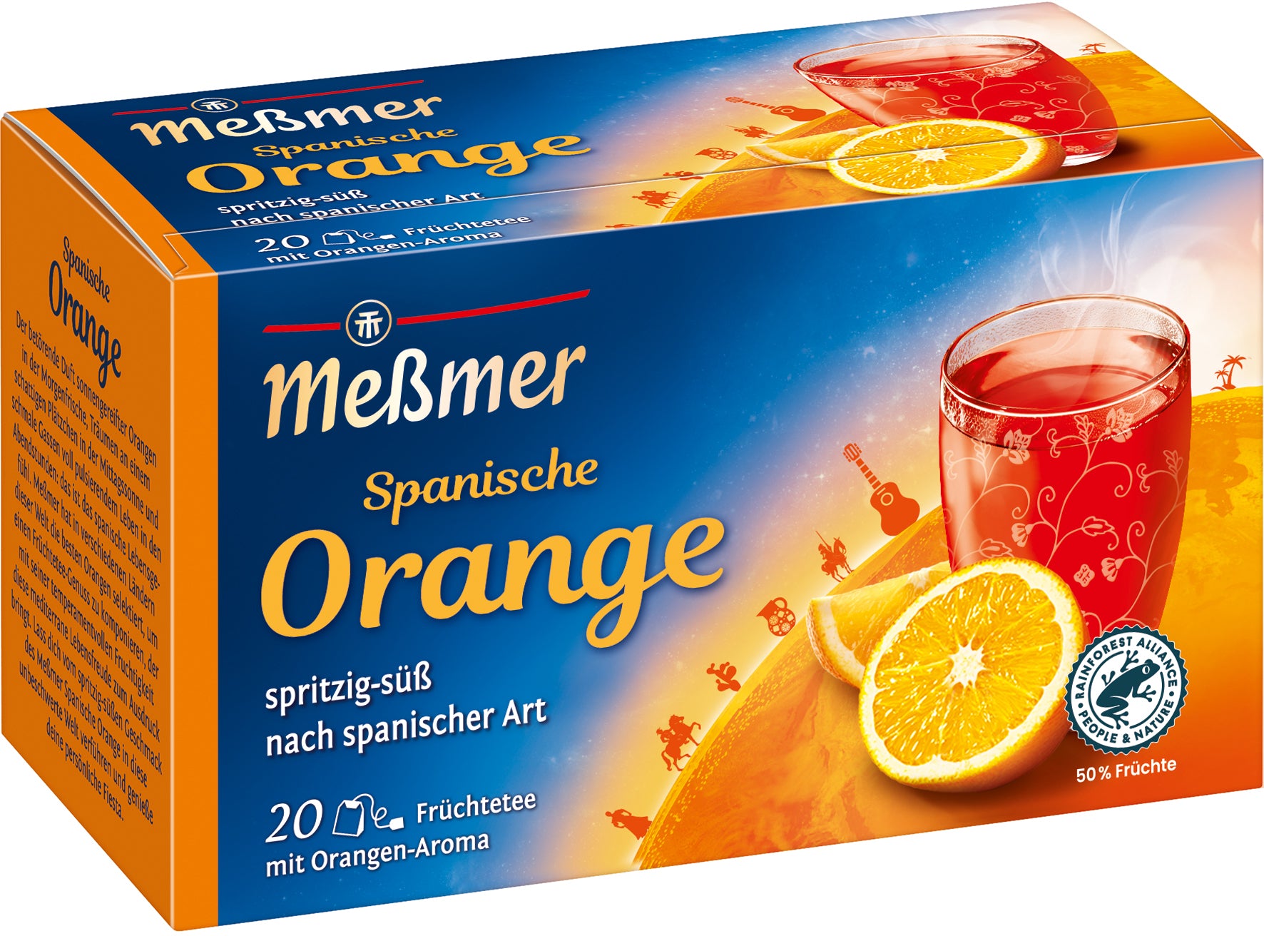 MESSMER Orange espagnole 10568701 Sachets 2.5g, 20 pcs.
