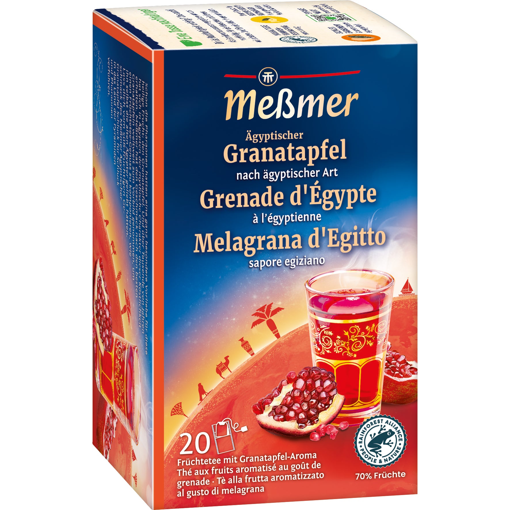 MESSMER Grenade égyptienne 10581900 Sachets 2.5g, 20 pcs.