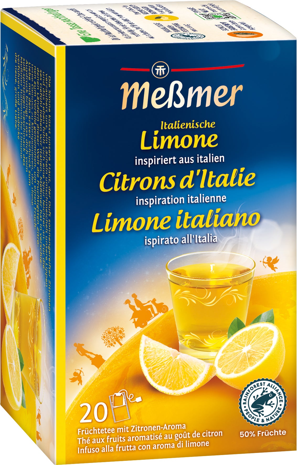 MESSMER Citron italien 10582001 Sachets 2.5g, 20 pcs.
