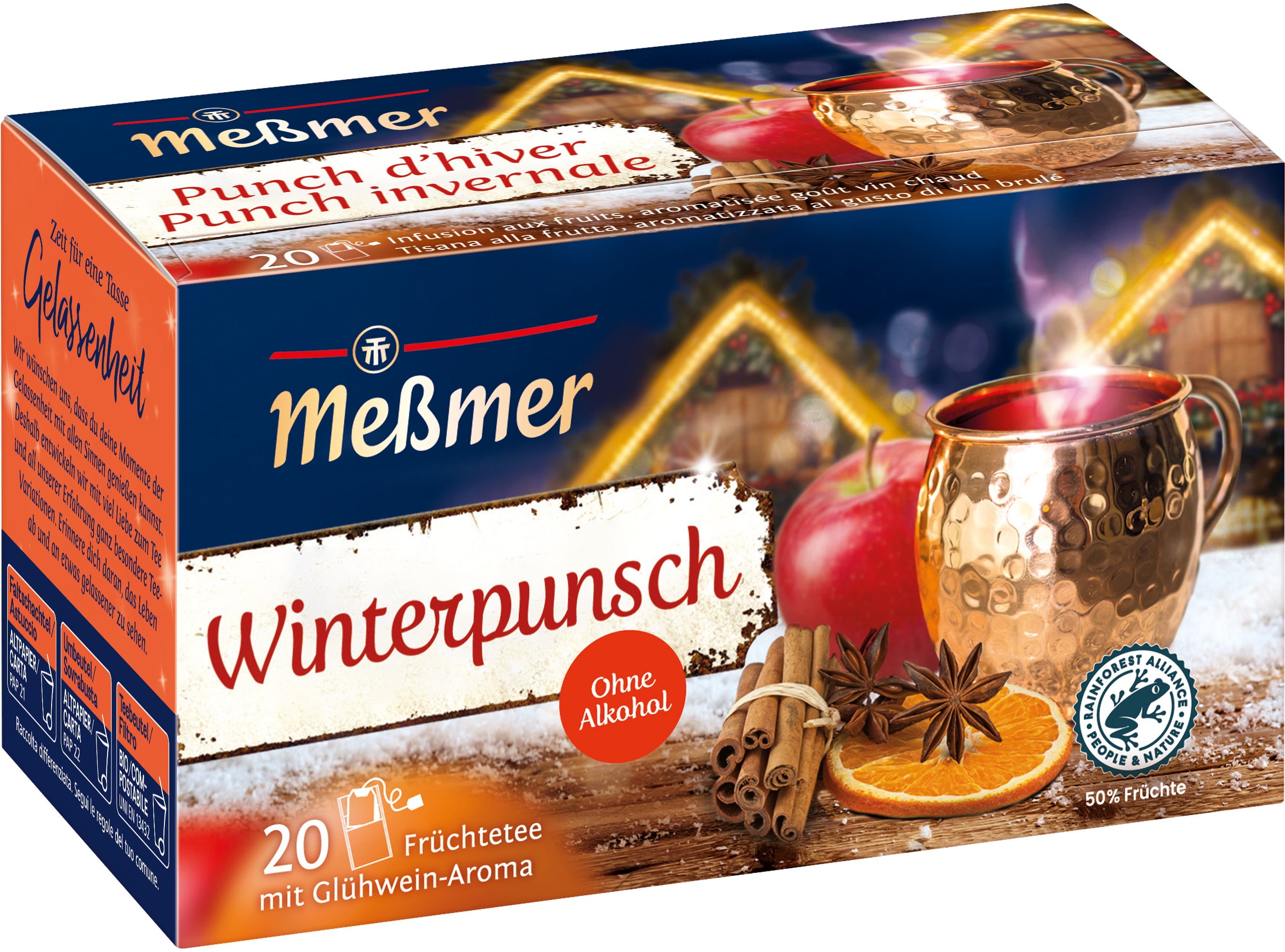 MESSMER Punch d'hiver 10675300 Sachets 2.5g, 20 pcs.