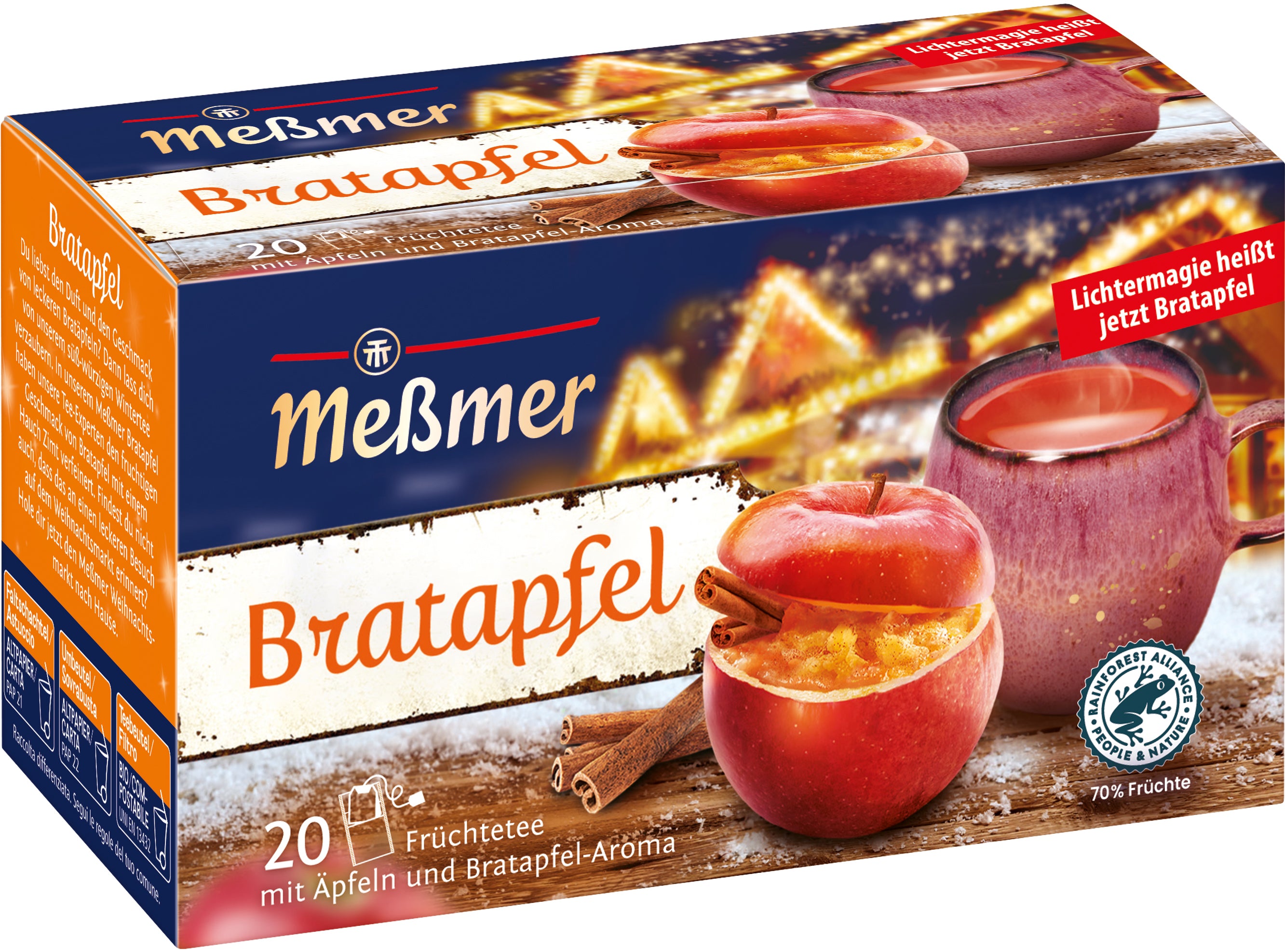 MESSMER Pomme cuite 10784300 Sachets 2.5g, 20 pcs.