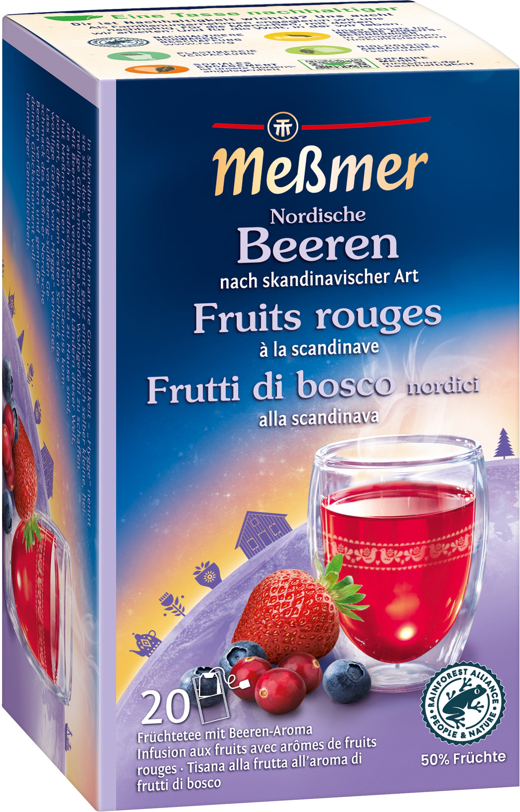 MESSMER Baies nordiques 10812500 Sachets 2.5g, 20 pcs.