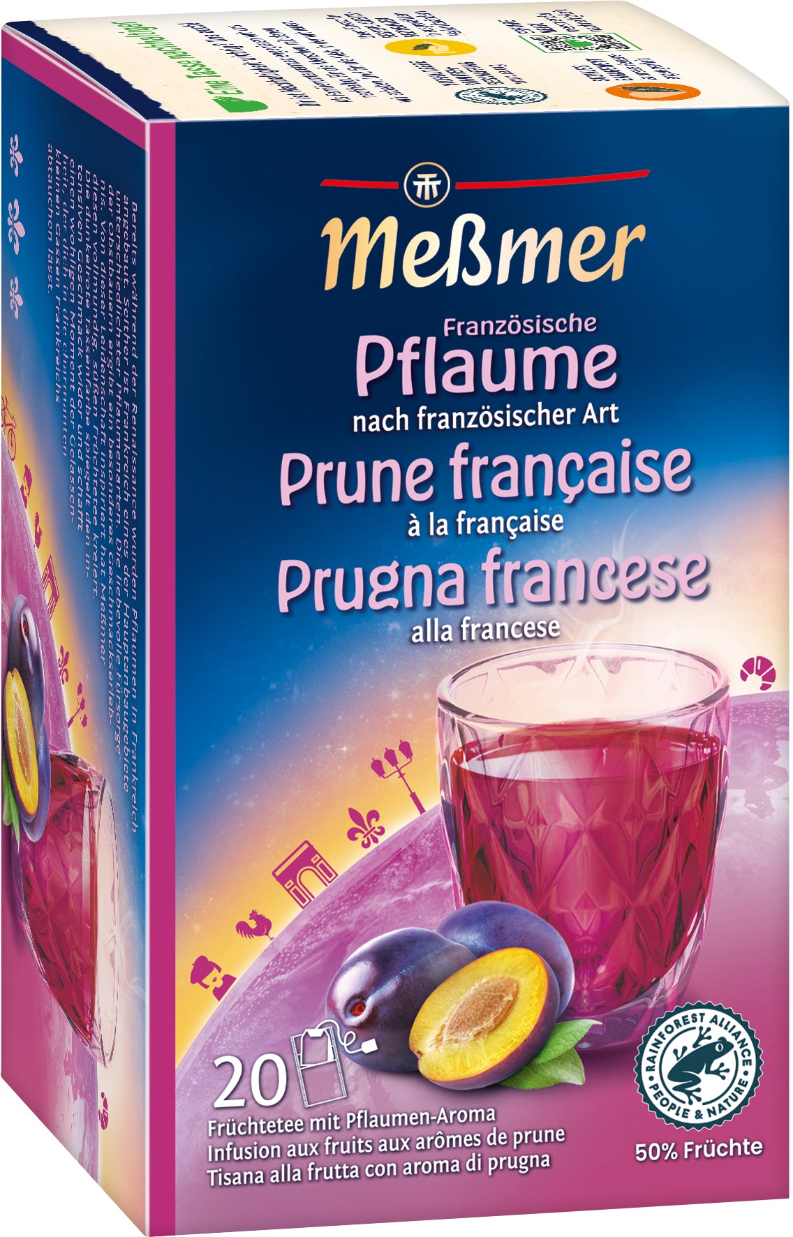 MESSMER Prune française 10852700 Sachets 2.25g, 20 pcs.