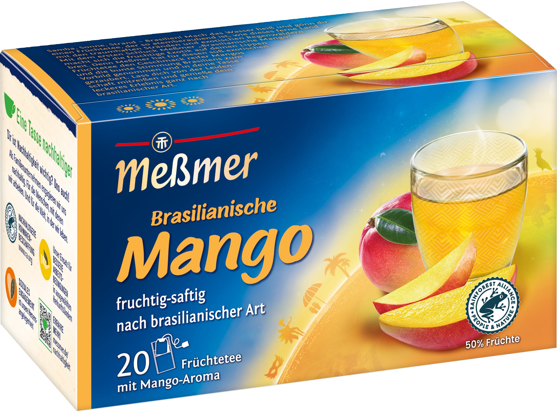 MESSMER Mangue brésilienne 10883700 Sachets 2.25g, 20 pcs.