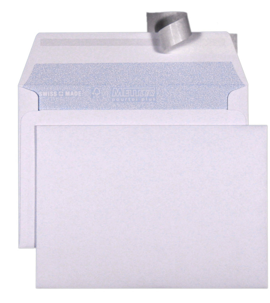 METTLER Enveloppe sans fenêtre C6 6066 100g, ultra blanc 1000 pcs.