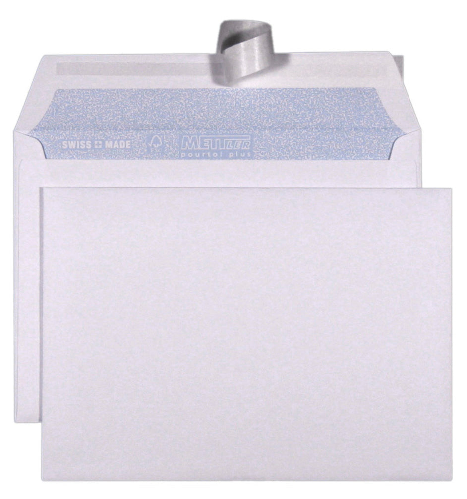 METTLER Enveloppe sans fenêtre B6 6096-100 100g, ultra blanc 1000 pcs.