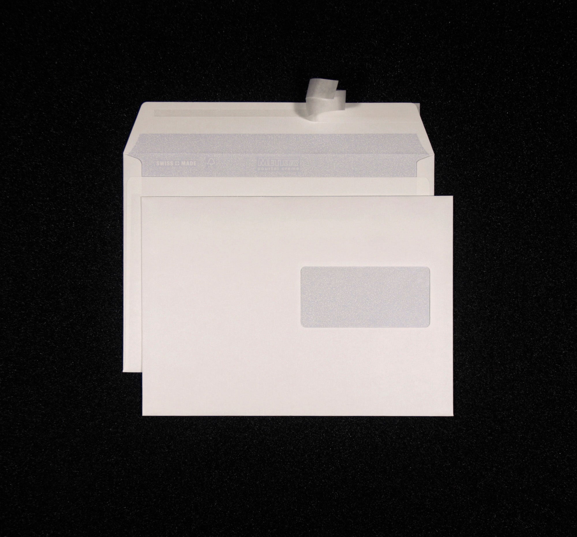 METTLER Enveloppe fenêtre droit C5 8024 100g, natura 500 pcs.