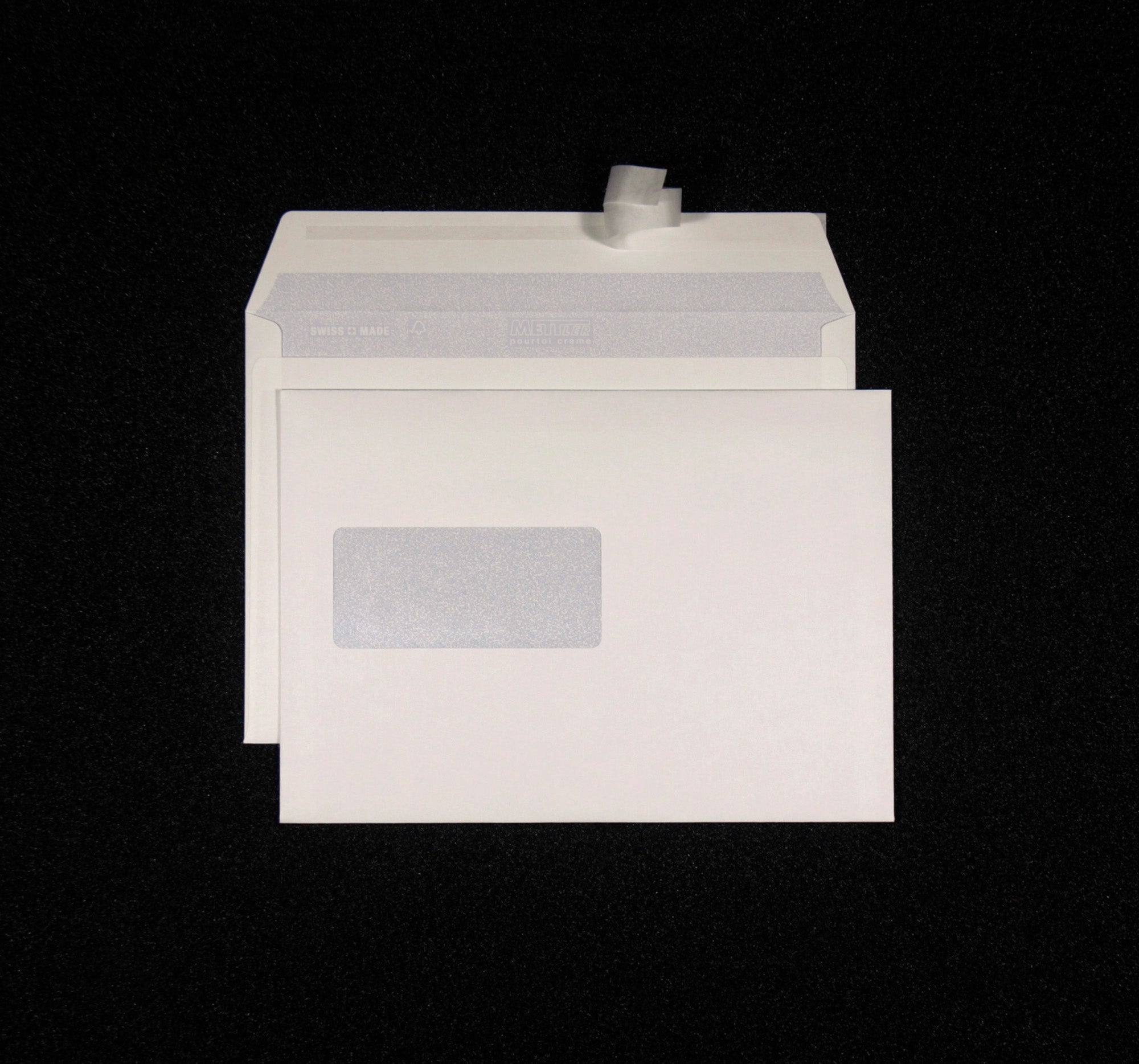 METTLER Enveloppe fenêtre gauche C5 8025 100g, natura 500 pcs.