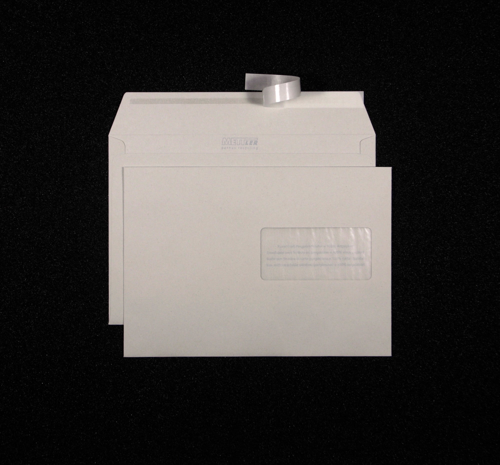 METTLER Enveloppe fenêtre droite C5 8044 100g, recyclé 500 pcs.