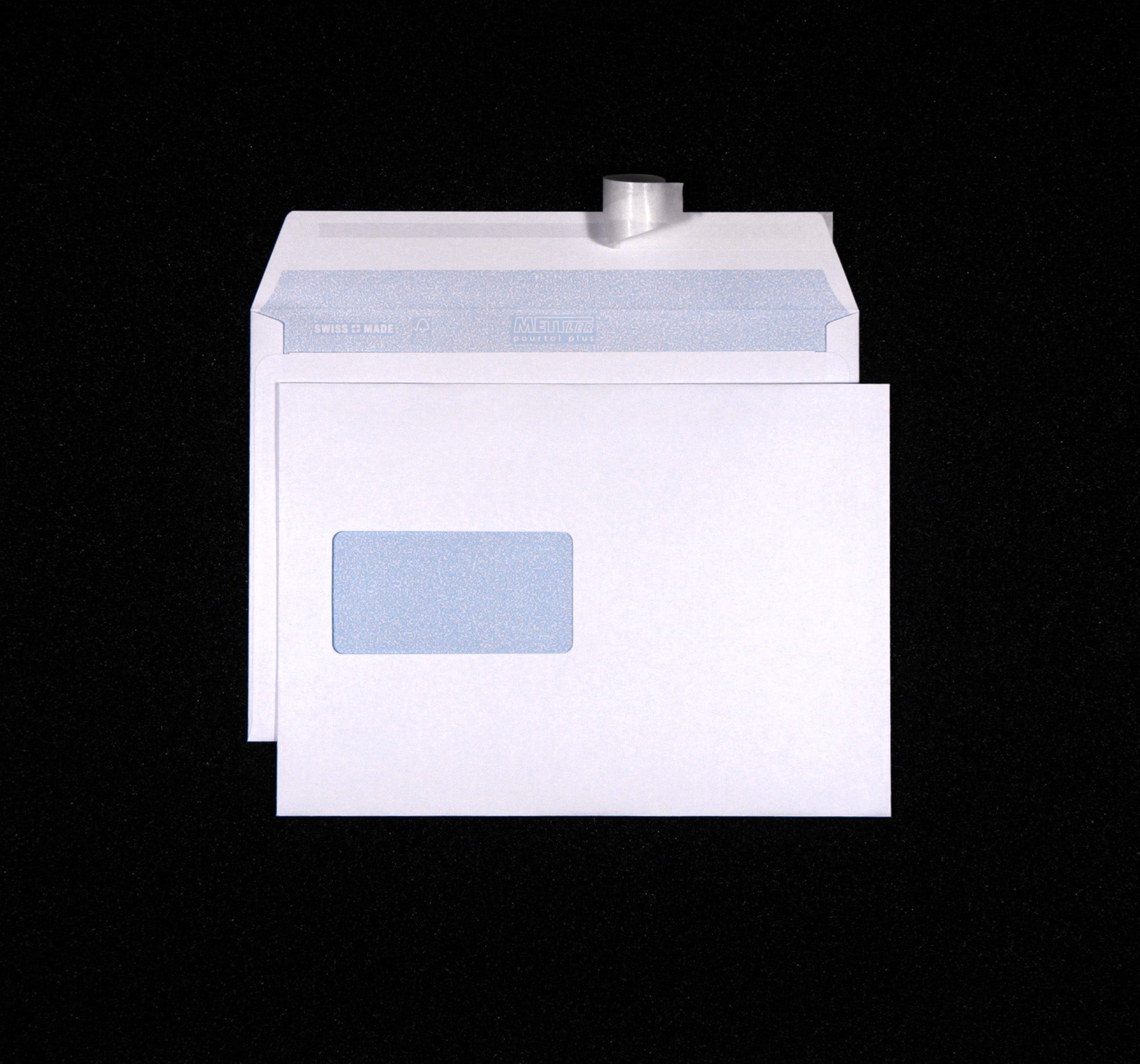 METTLER Enveloppe fenêtre gauche C5 8085 100g, blanc 500 pcs.