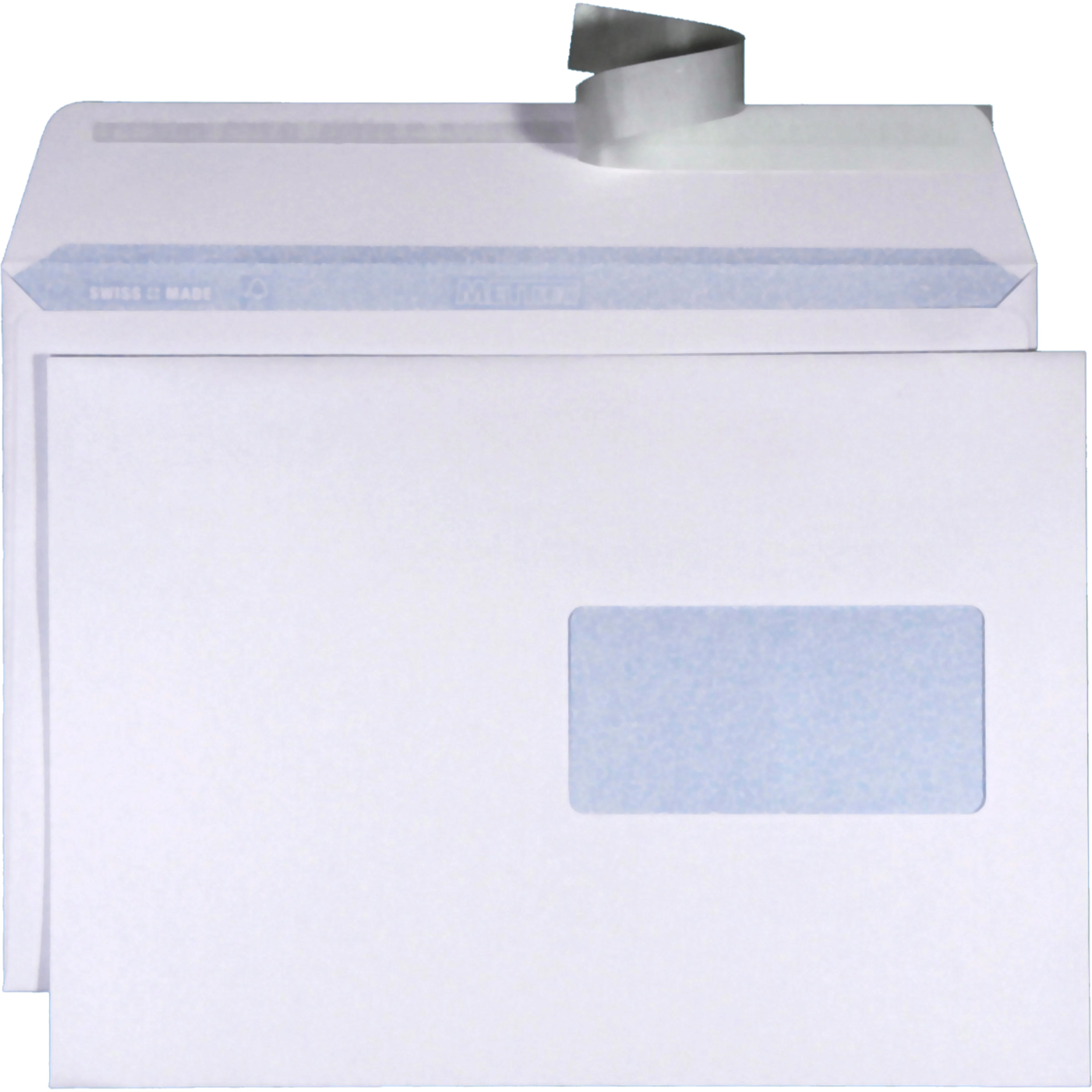 METTLER Enveloppe fenêtre droite B5 8094-120 120g, ultra blanc 500 pcs.