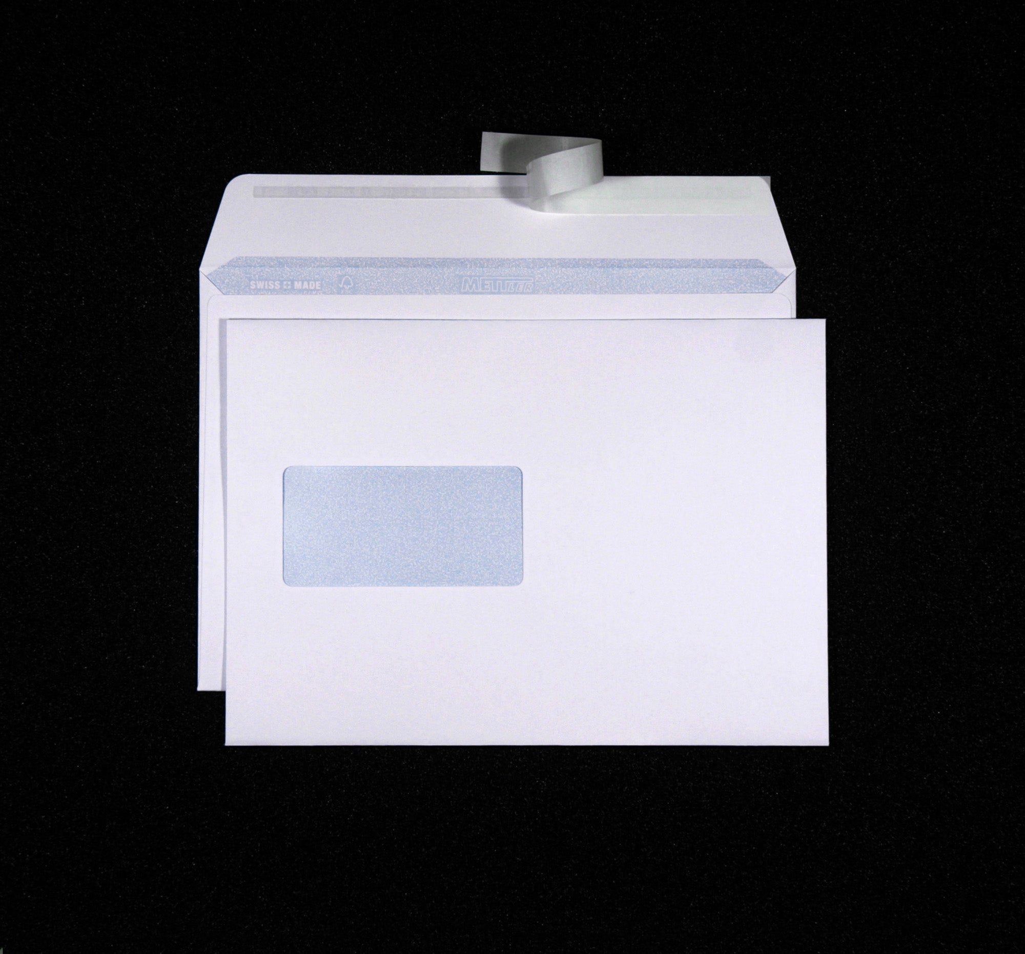 METTLER Enveloppe fenêtre gauche B5 8095-120 120g, ultra blanc 500 pcs.