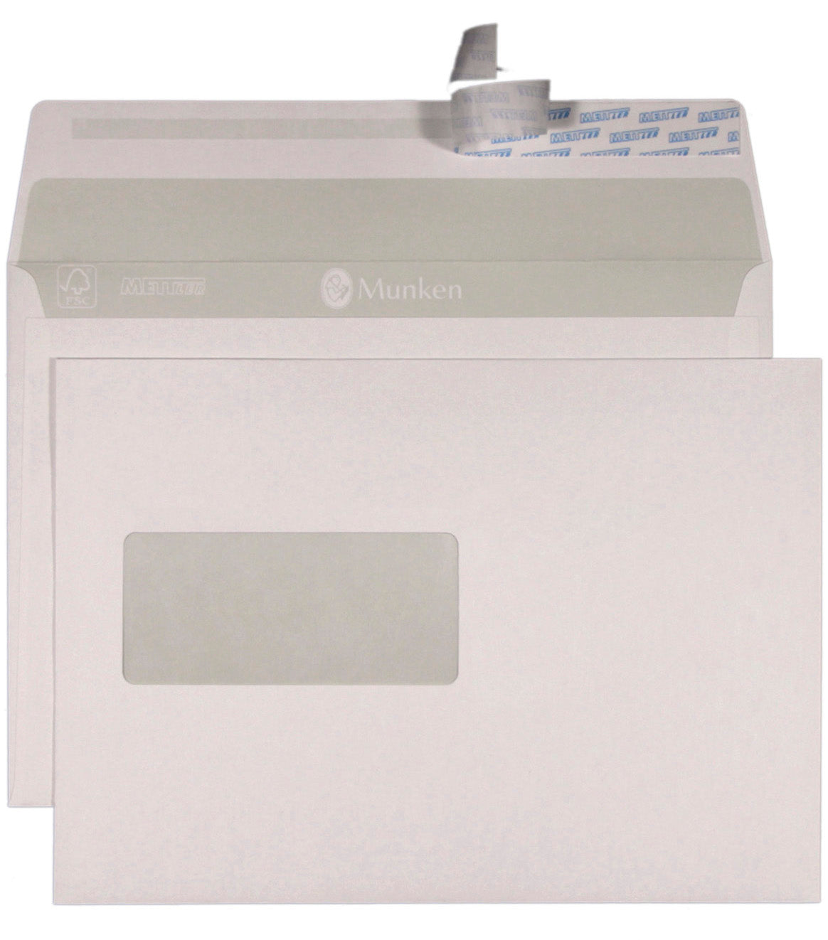 METTLER Enveloppe fenêtre gauche C5 8225-120 120g, blanc 500 pcs.
