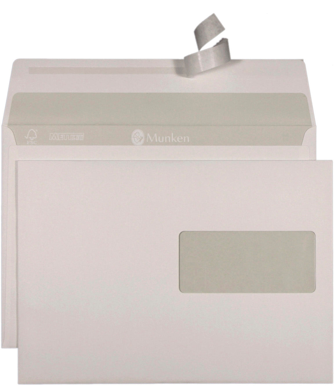 METTLER Enveloppe fenêtre droite C5 8324-120 120g, blanc 500 pcs.