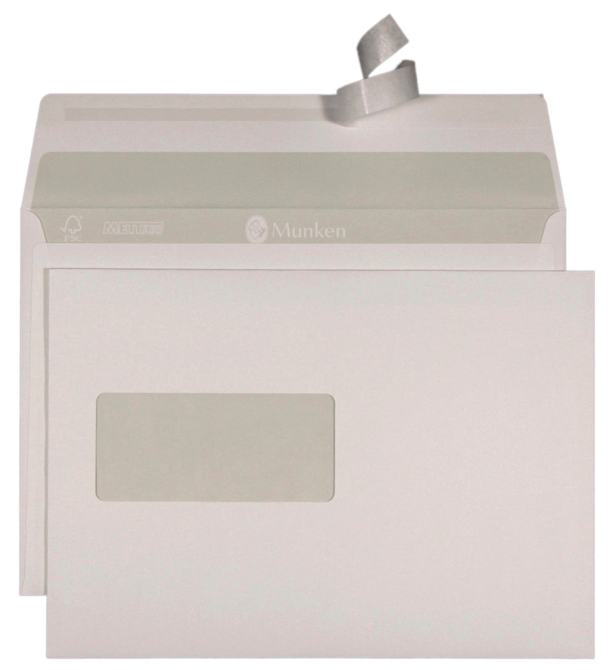 METTLER Enveloppe fenêtre gauche C5 8325-120 120g, blanc 500 pcs.