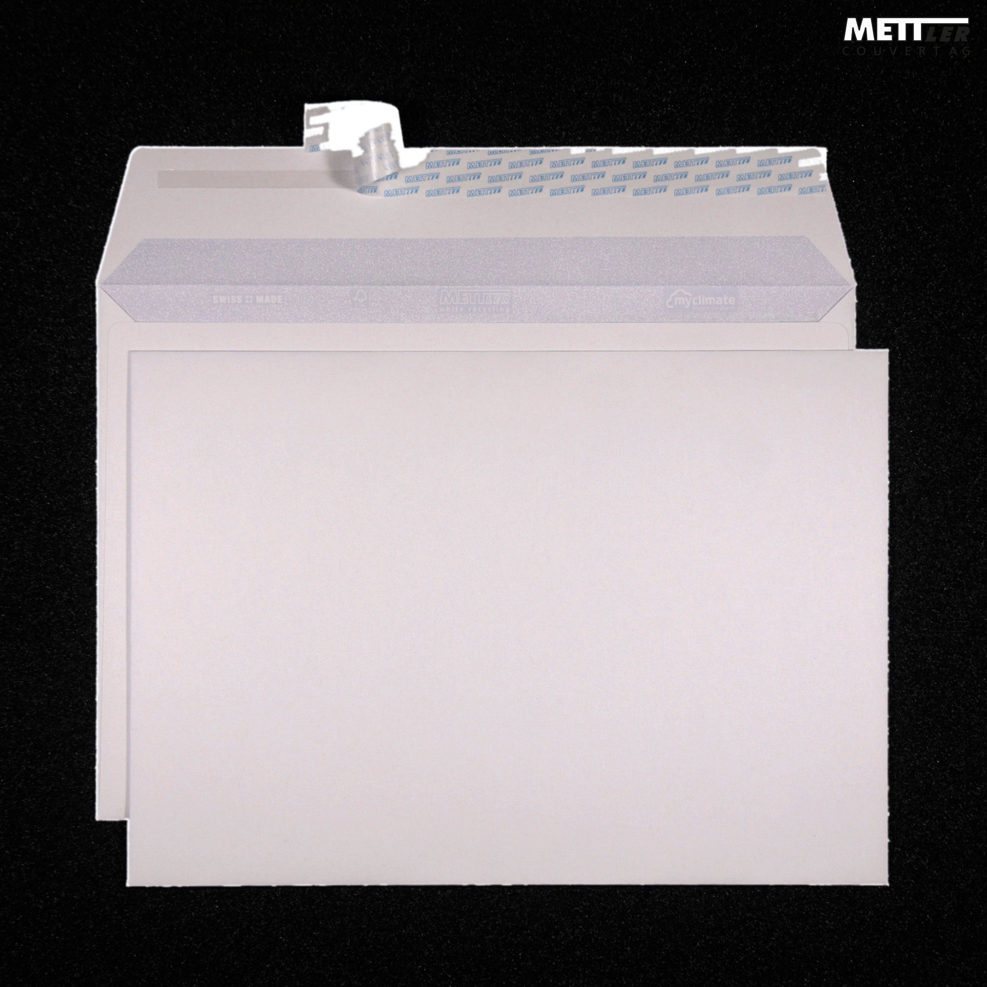 METTLER Enveloppe sans fenêtre C4 9246 120g, recyclé blanc 250 pcs.