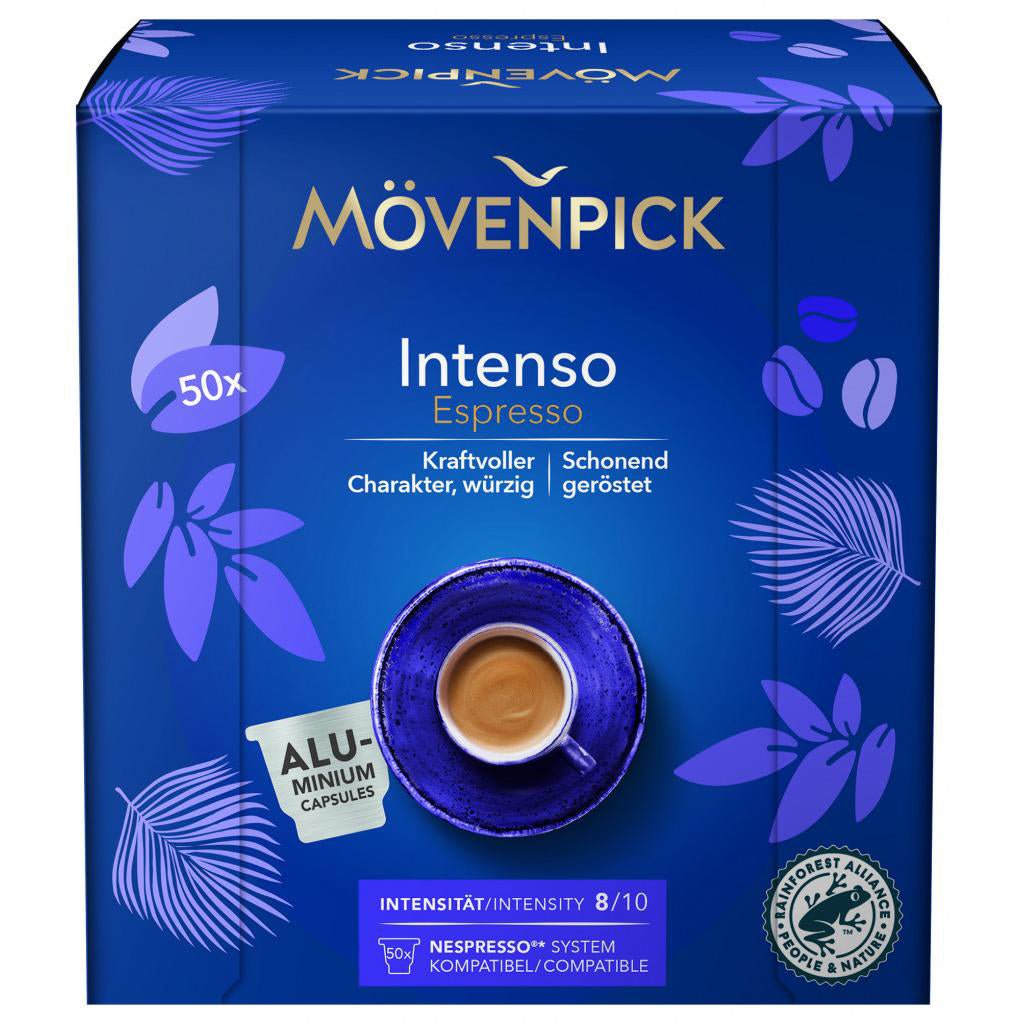 MÖVENPICK Capsules de café 10.02082 Intenso 50 pcs.