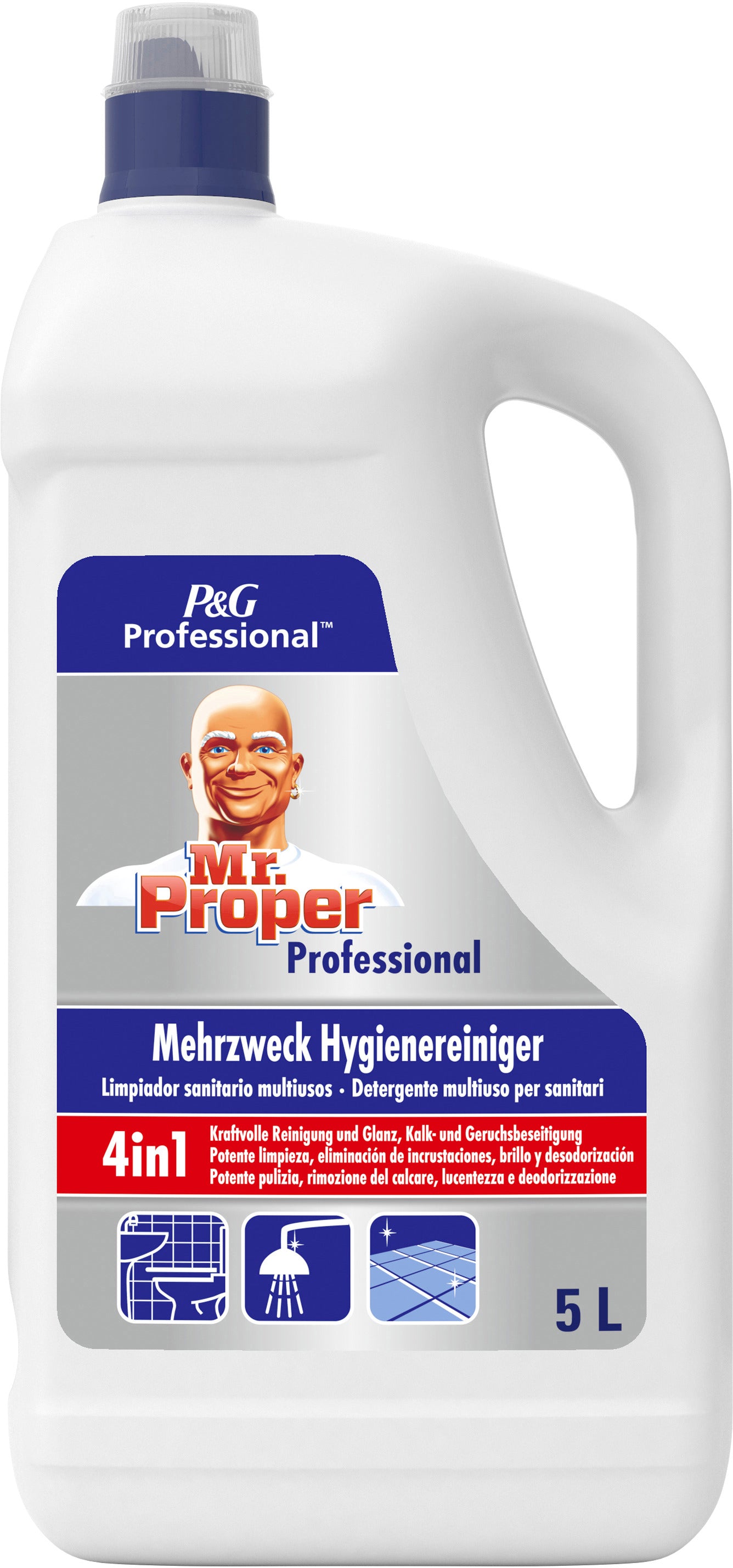 MR.PROPER Nettoyant hygiénique 5lt 971410 4 in 1, multuse