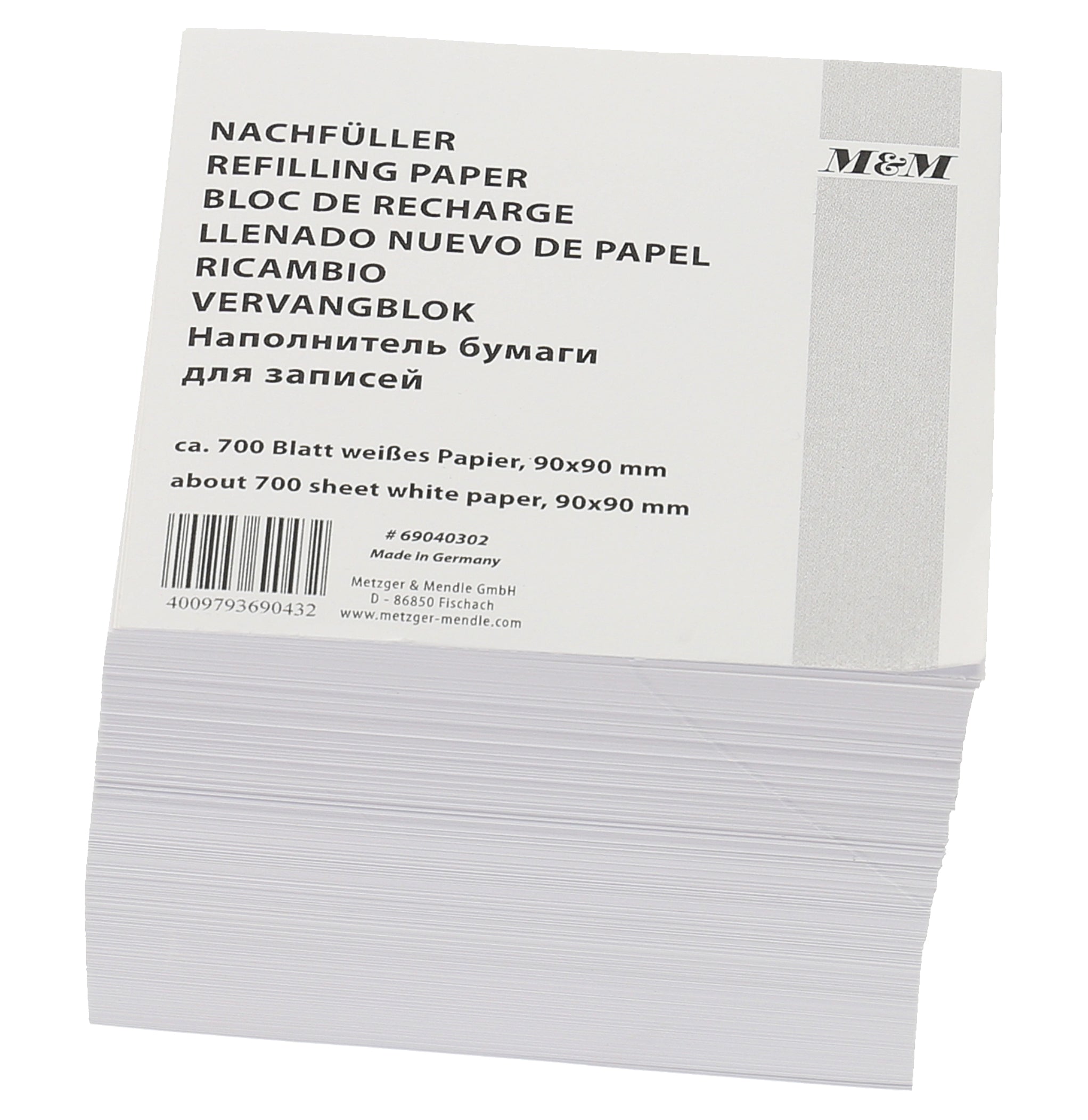 NEUTRAL   Notice Porte-bloc        9x9cm