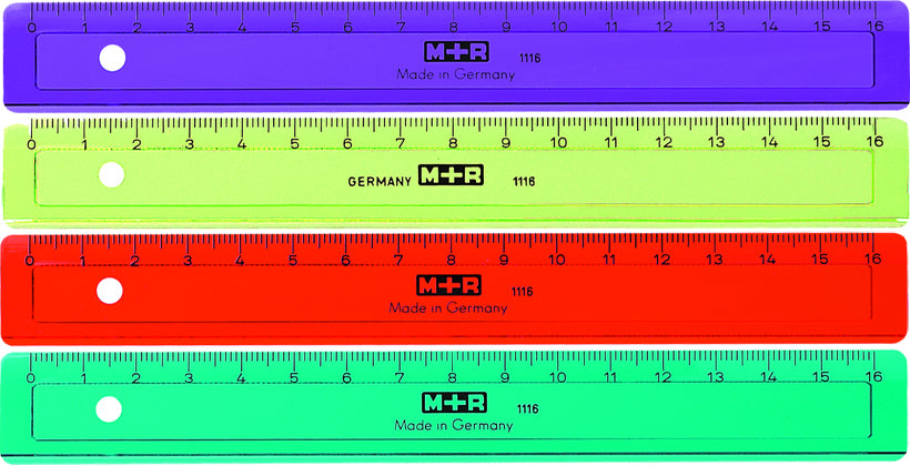 M+R       Règle plate               16cm