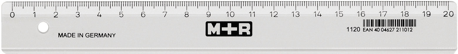 M+R       Règle                     20cm