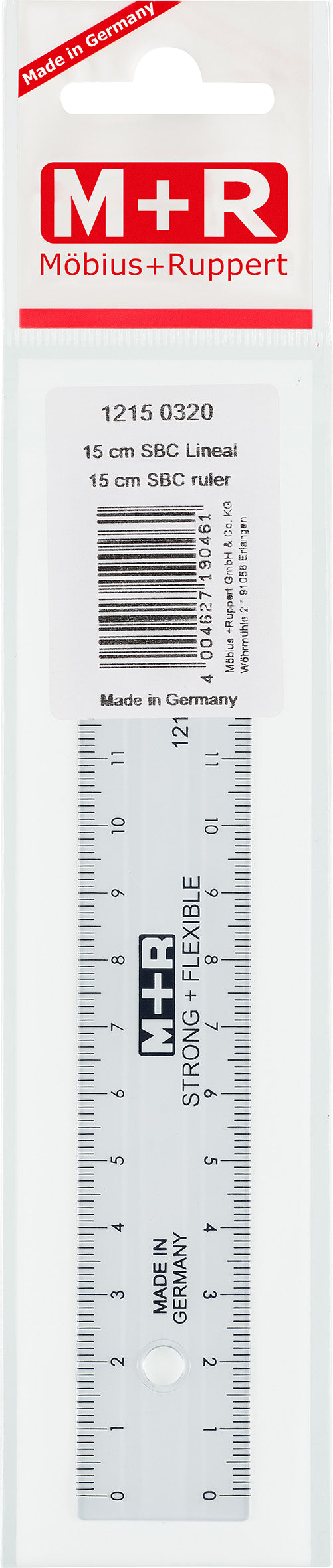 M+R       Règle                     15cm