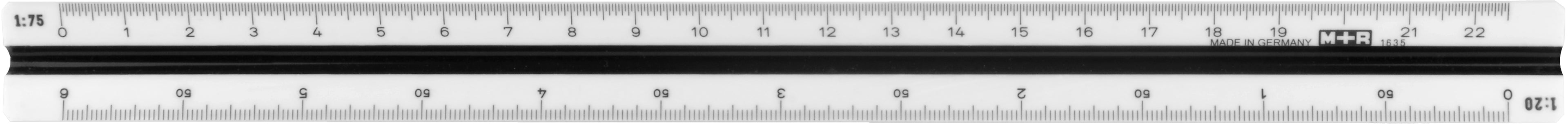 M+R       Règle triangulaire        30cm
