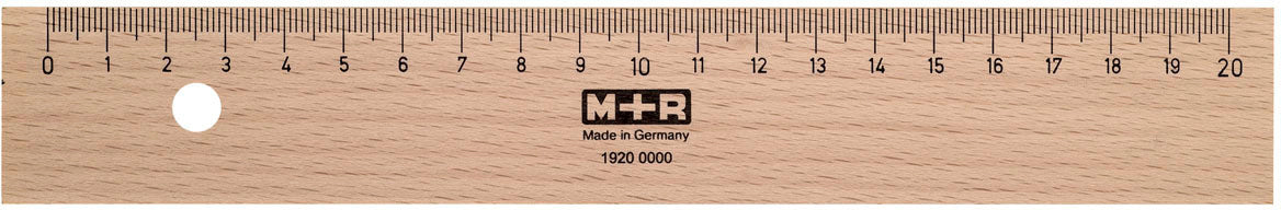 M+R       Règle                     20cm