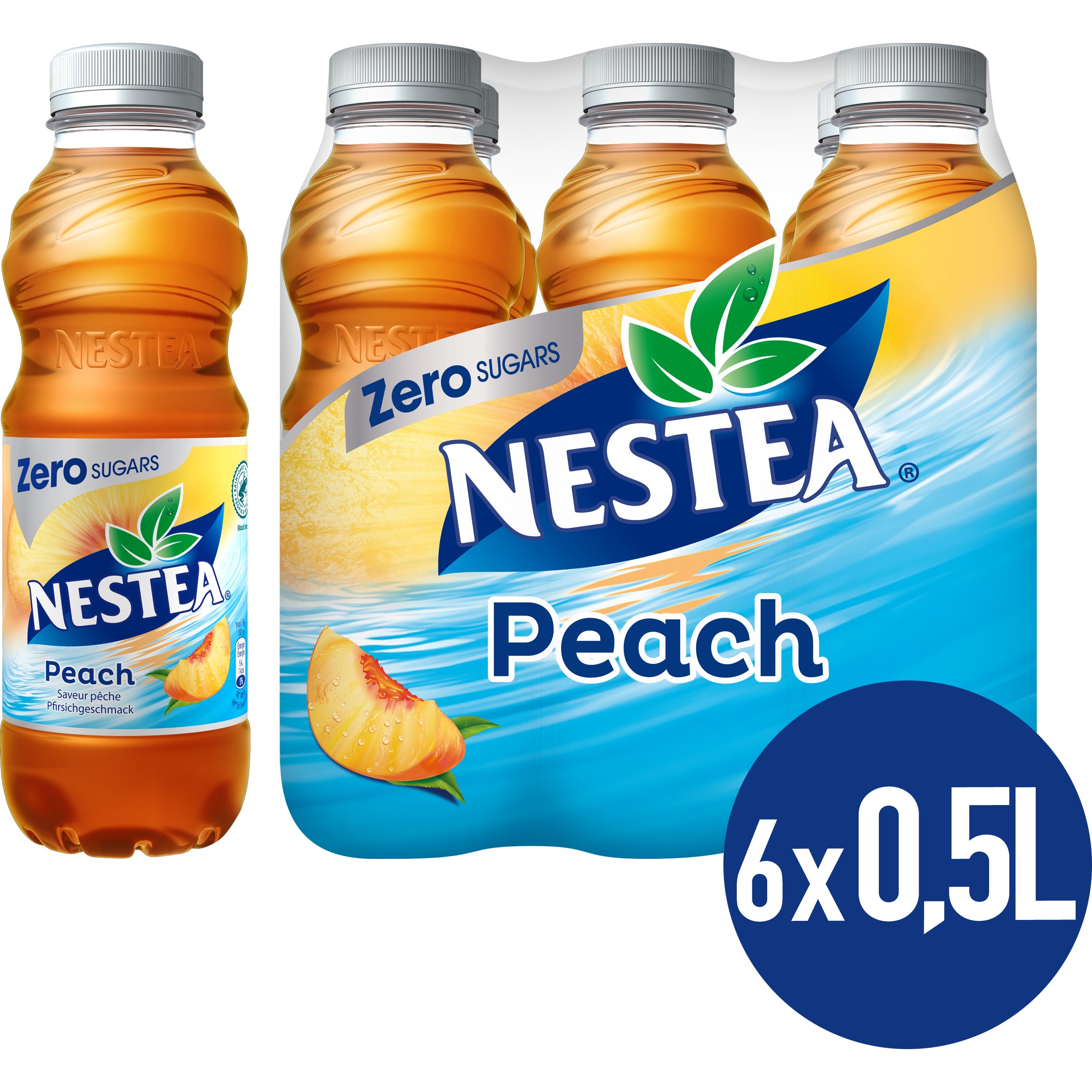 NESTEA Peach Zero 12508067 50 cl, 6 pcs.