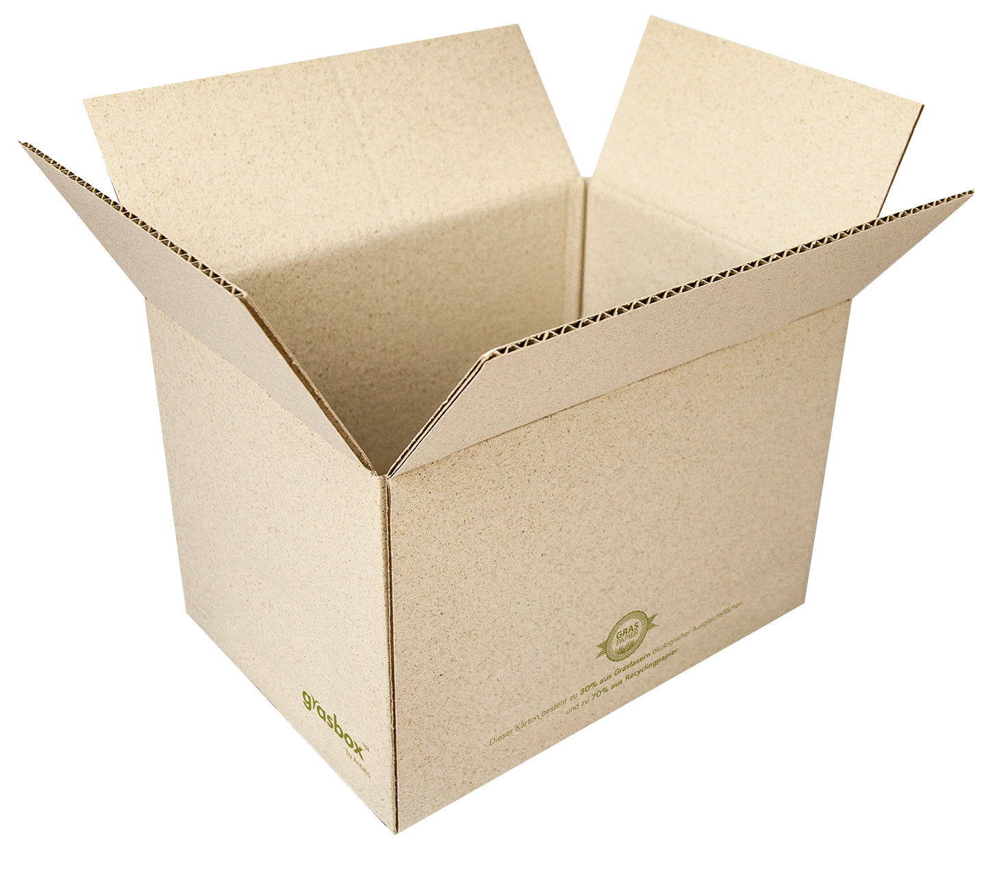 NEUTRAL Boîte en papier d'herbe 564923 200x240x340mm 25 pcs.