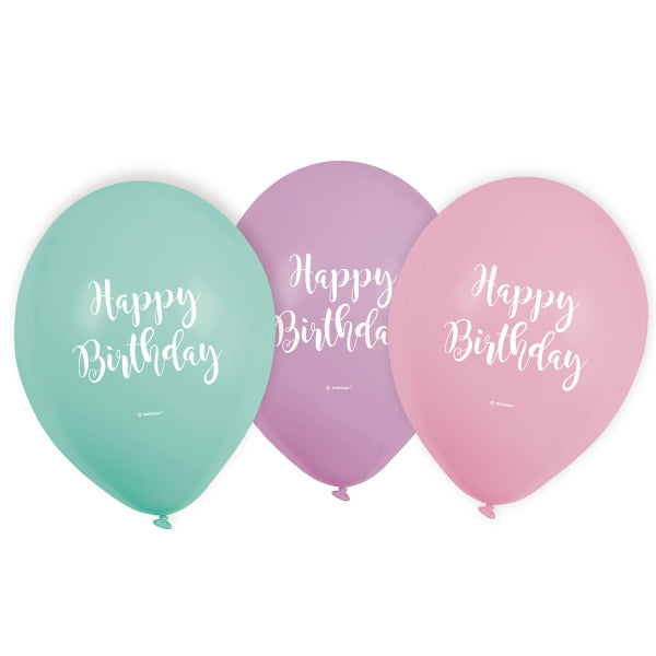 NEUTRAL   Ballon Happy Birthday   22.8cm