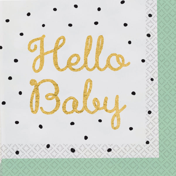 NEUTRAL Servietttes Hello Baby 9913152 33x33cm