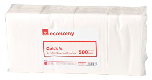 NEUTRAL Economy Serviettes Quick 993120 blanc 500 pcs.
