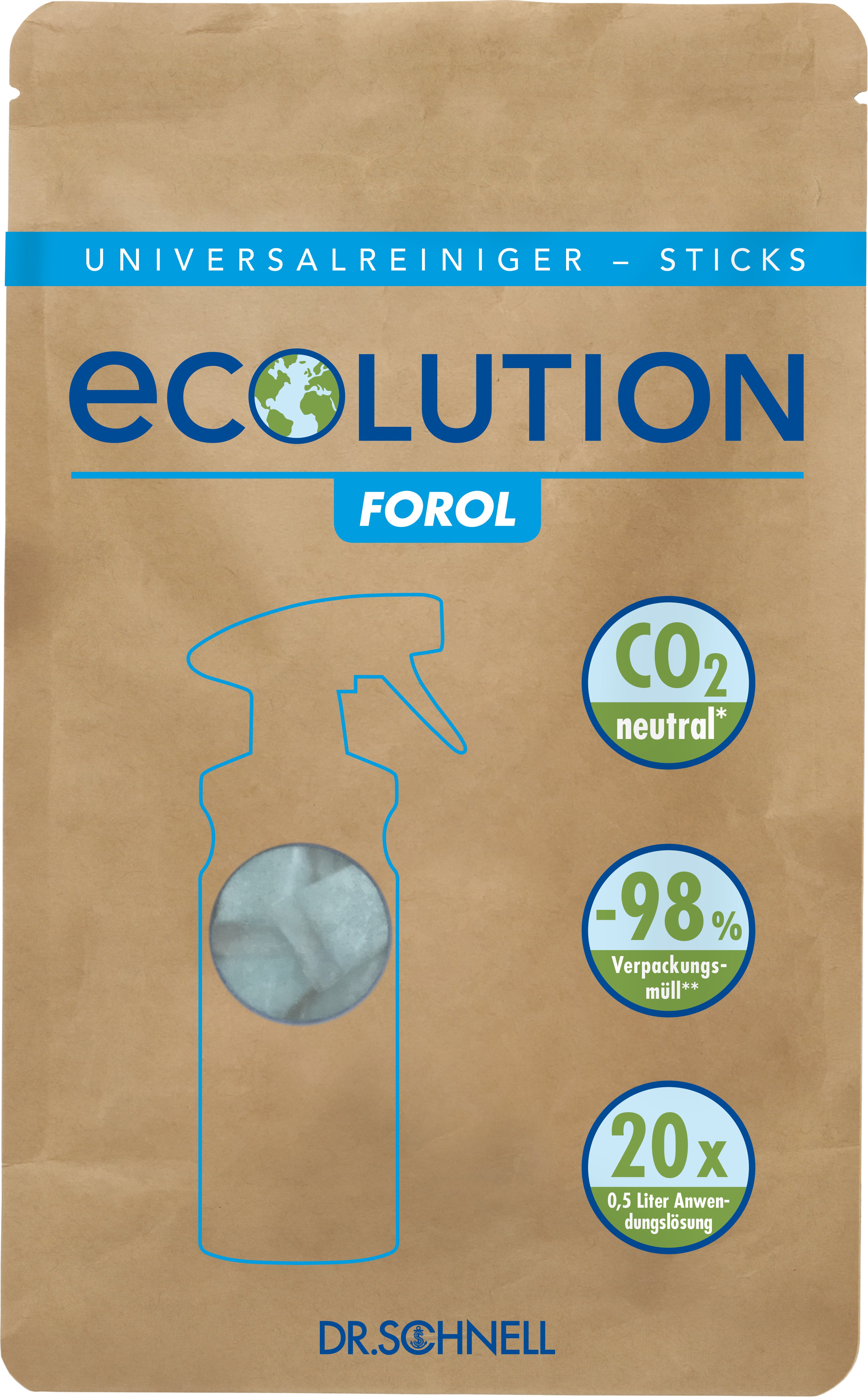 NEUTRAL Nettoyant universel Ecolution DRS31202 Forol Sticks