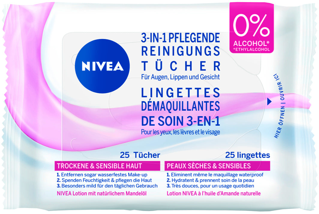 NIVEA Visage Reinigungstücher 6743 25 pcs.