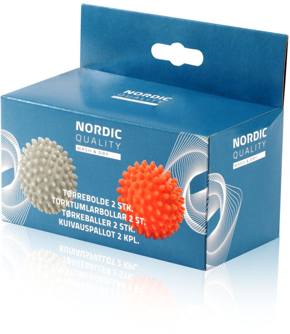 NORDIC Q Tumble balls 2 pcs. 2420004 Red,Grey