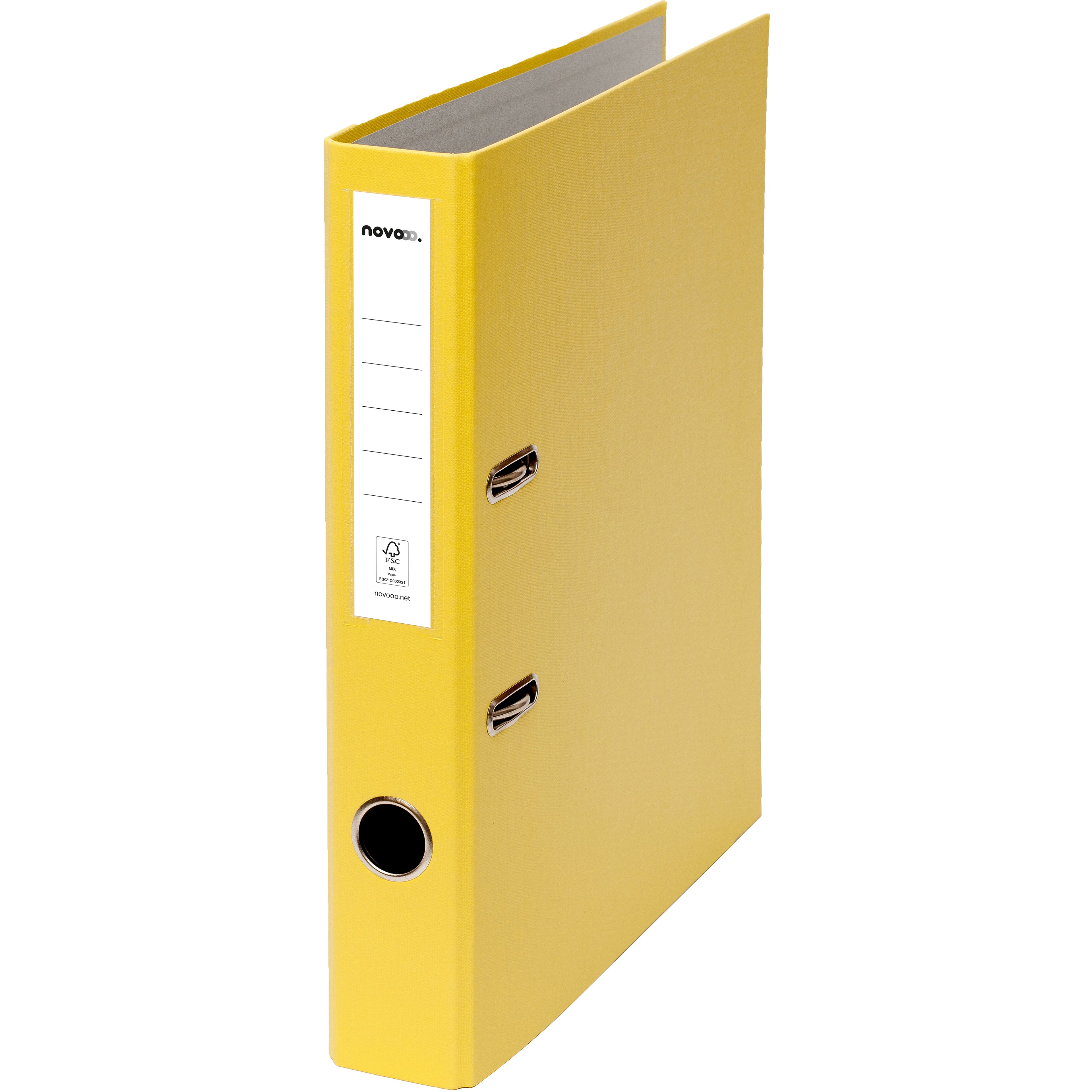 NOVOOO Pro Classeur 4cm 10349420NO2U jaune A4