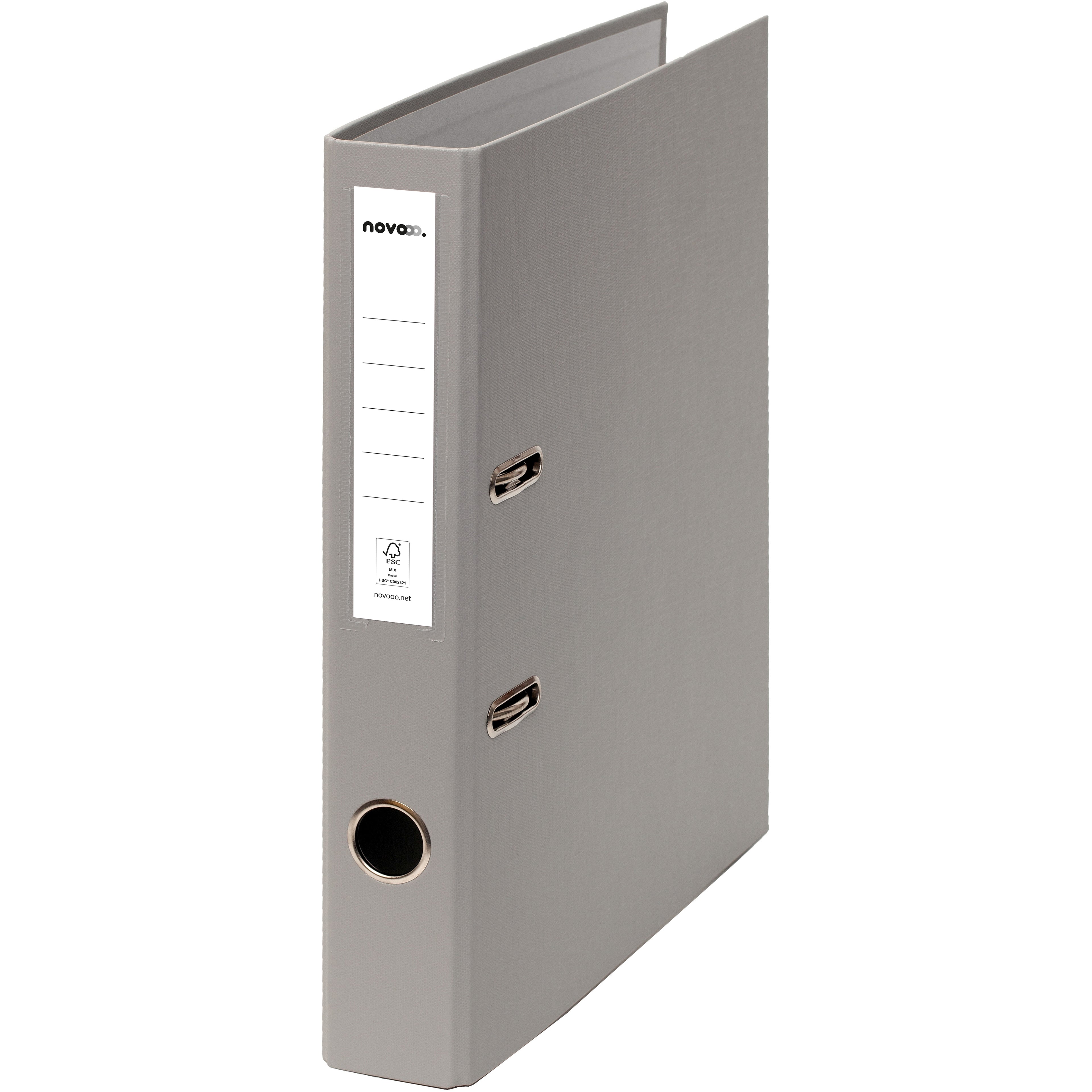 NOVOOO Pro Classeur 4cm 10349425NO2U gris A4