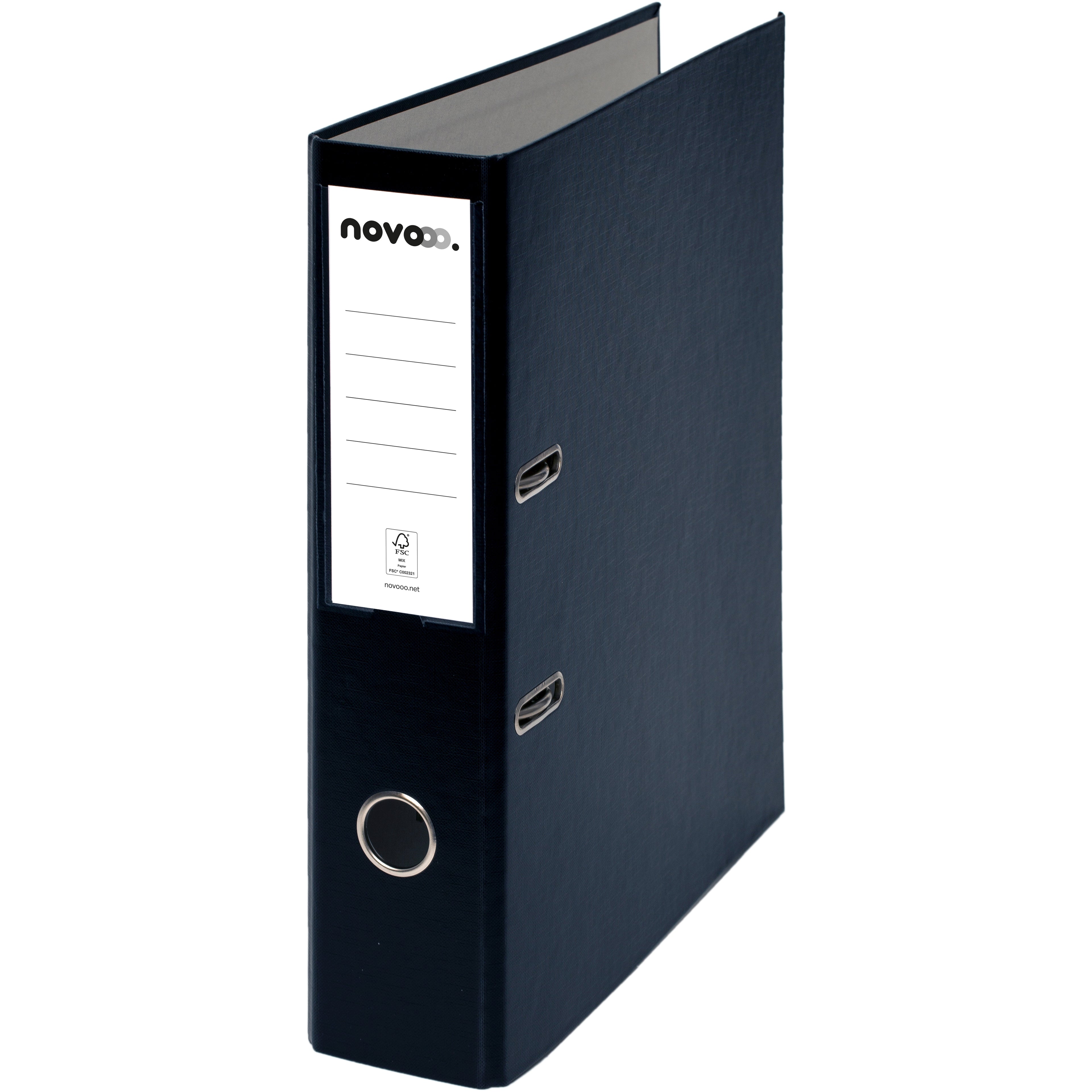 NOVOOO Pro Classeur 7cm 10349702NO1U noir A4 10 pièces
